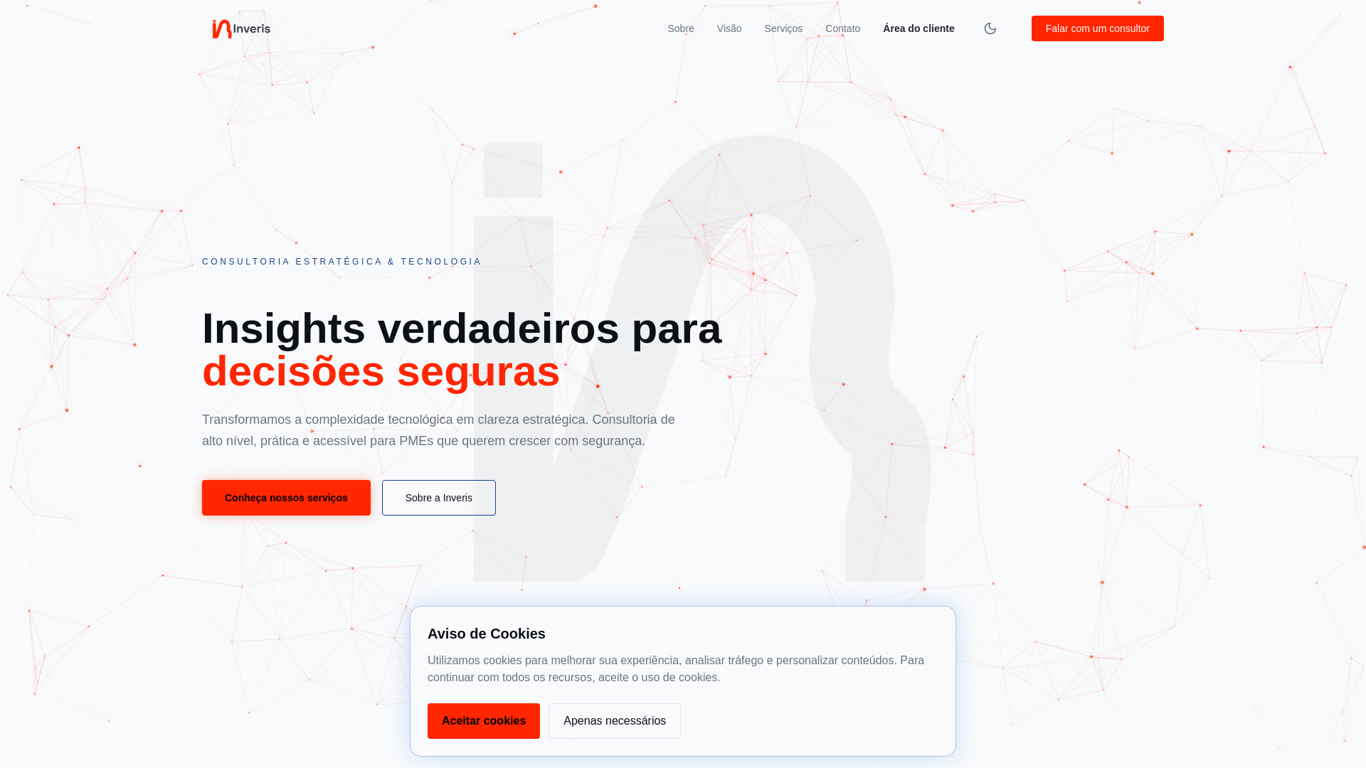 website screenshot of https://inveris.pages.dev/