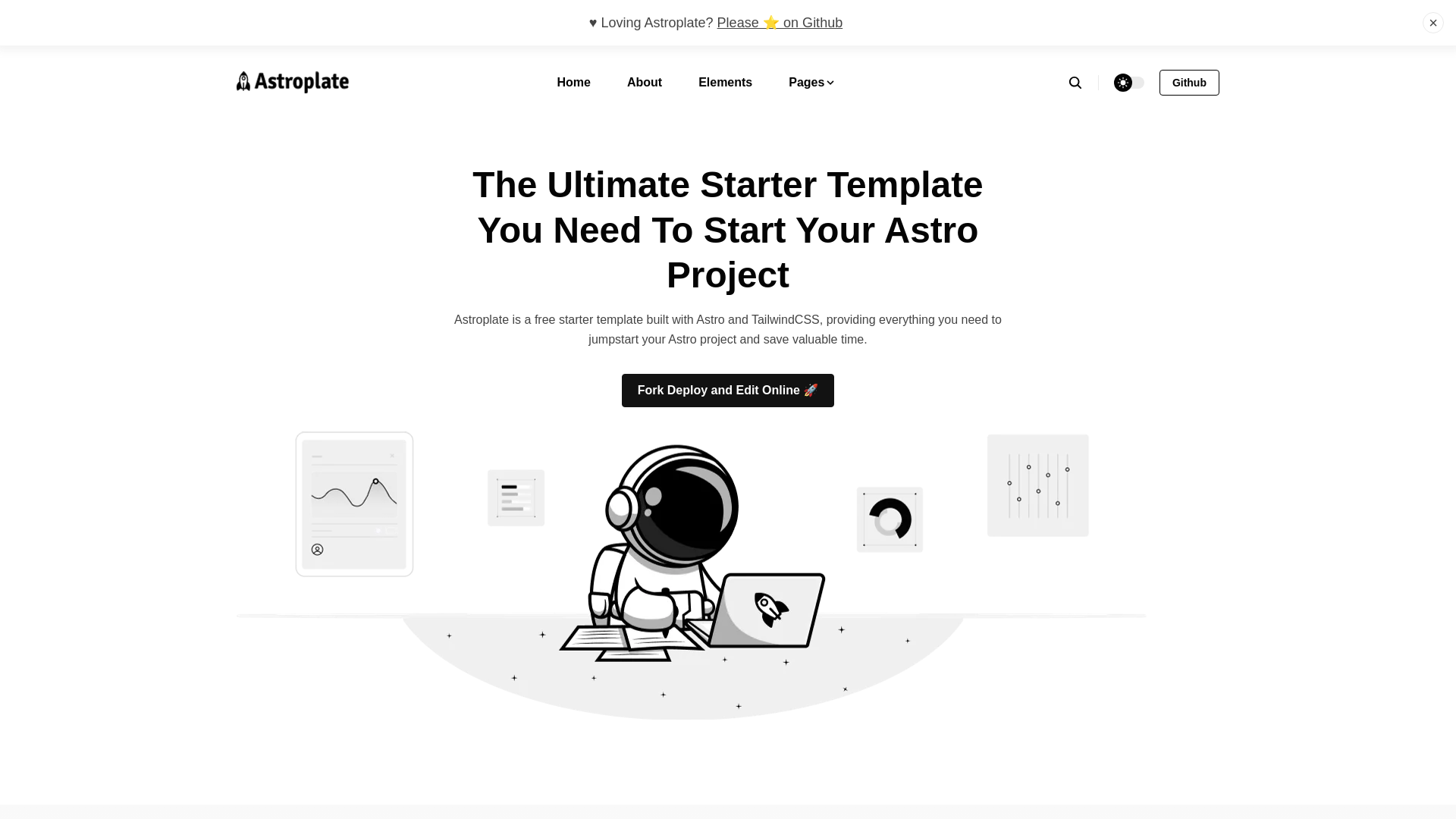 website screenshot of https://astroplate-45w.pages.dev/