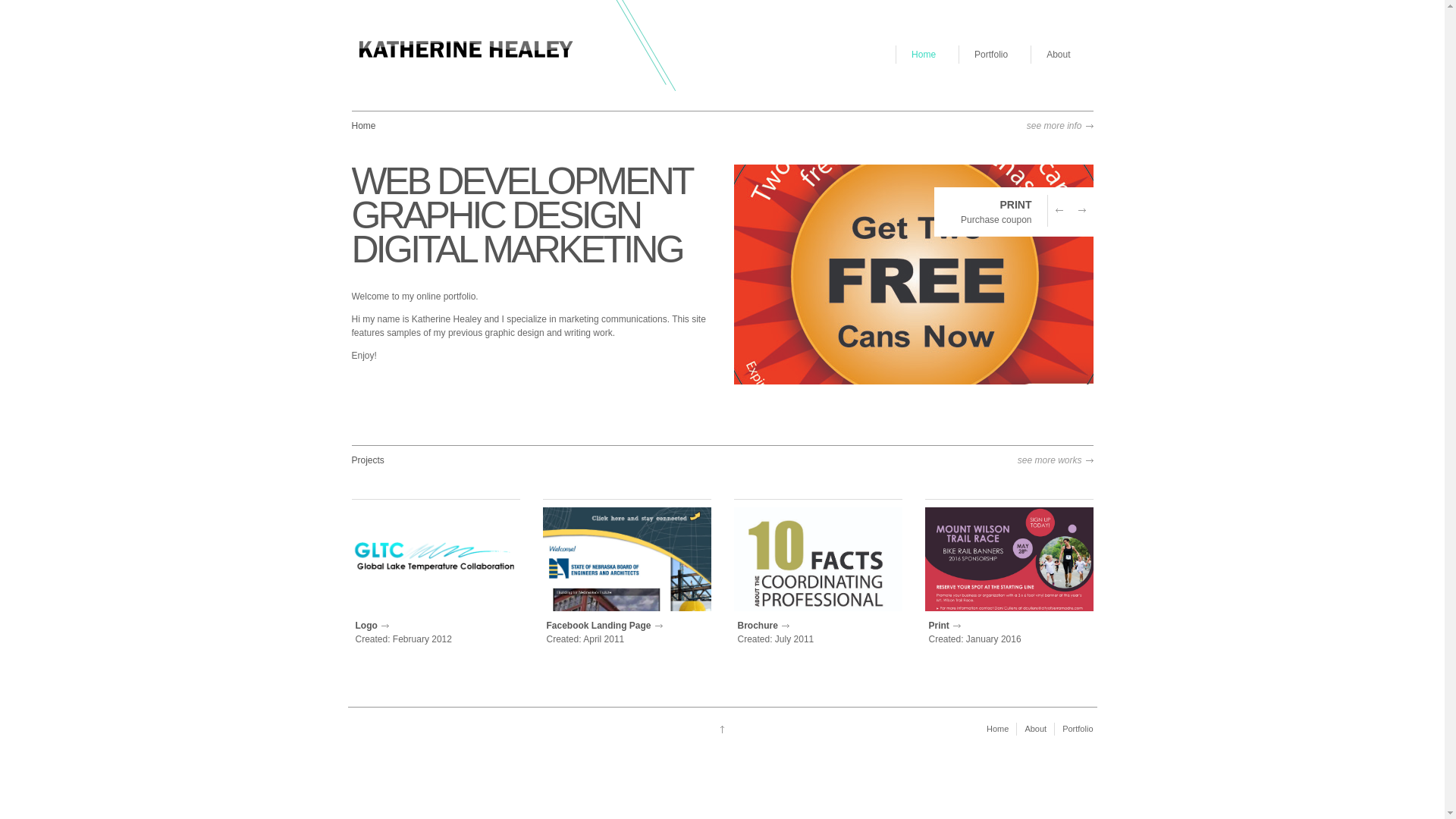 website screenshot of https://khealey-portfolio.pages.dev/