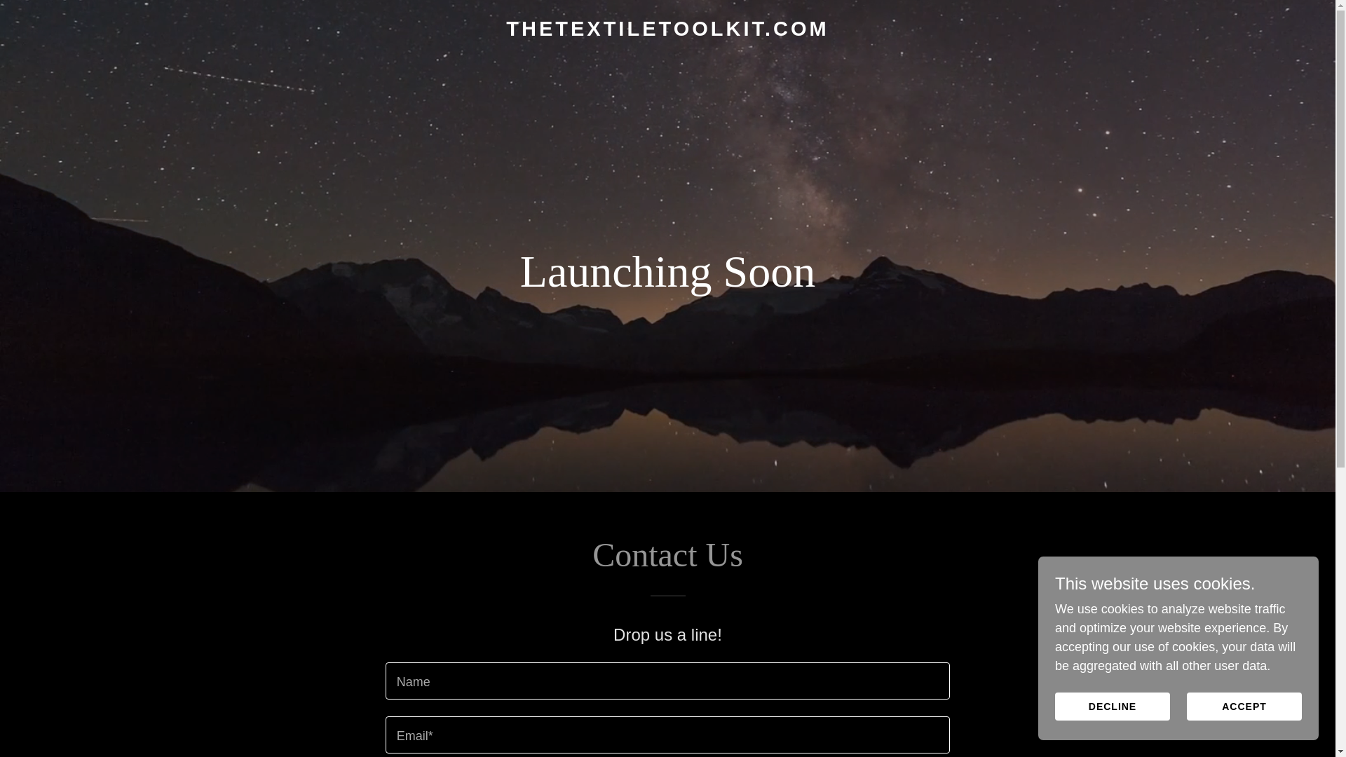 website screenshot of https://thetextiletoolkit.com/
