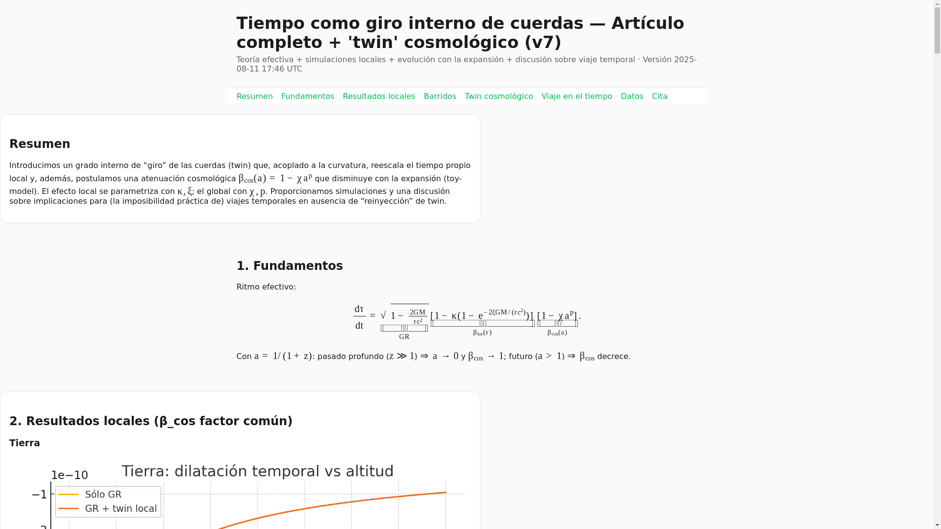 website screenshot of https://tiempocuerda.es/