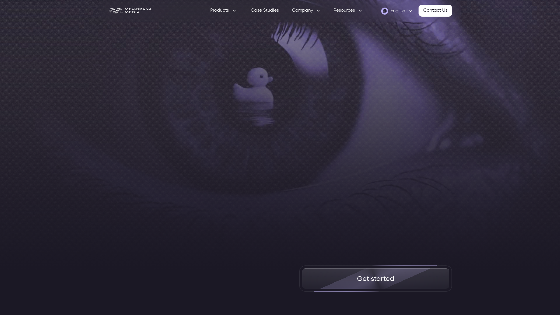 website screenshot of https://membrana.media