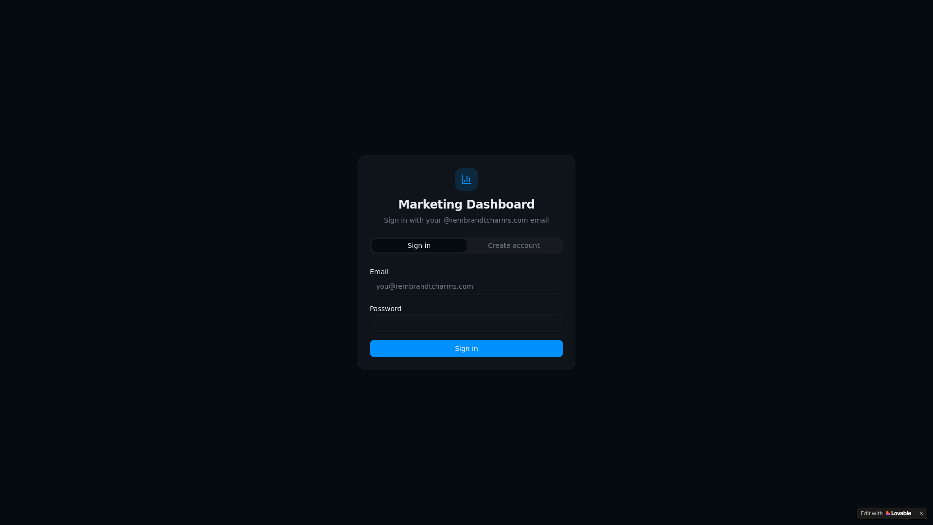 website screenshot of https://rqcdashboard.com/