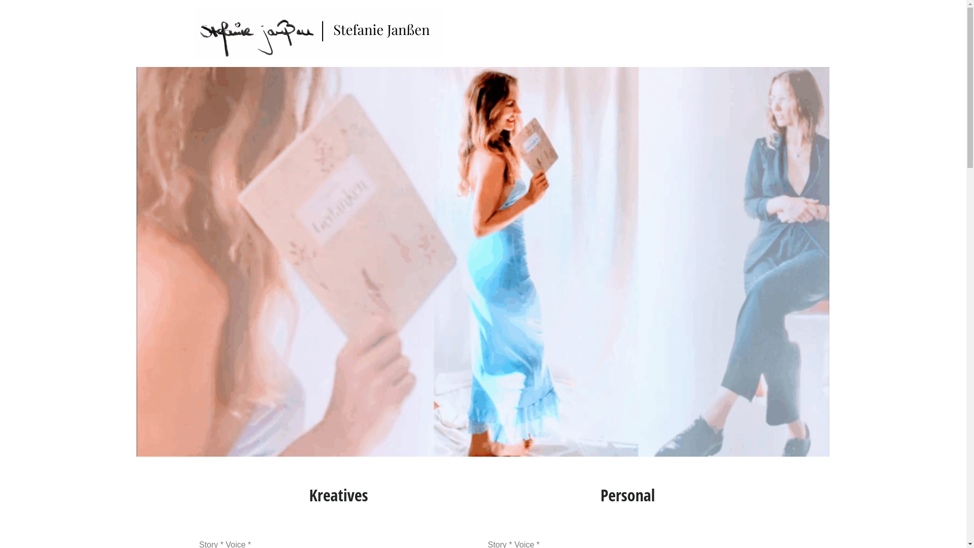 website screenshot of https://stefanie-janssen.de/