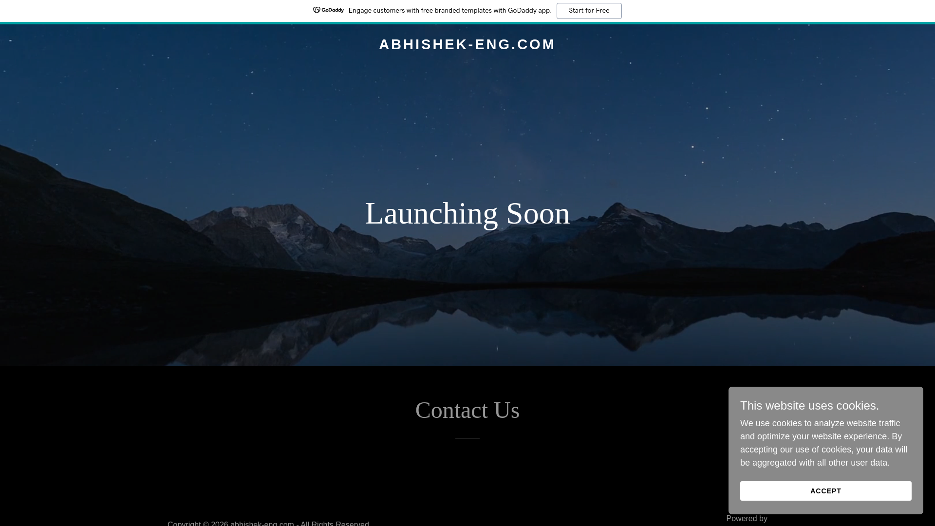 website screenshot of https://abhishek-eng.com/