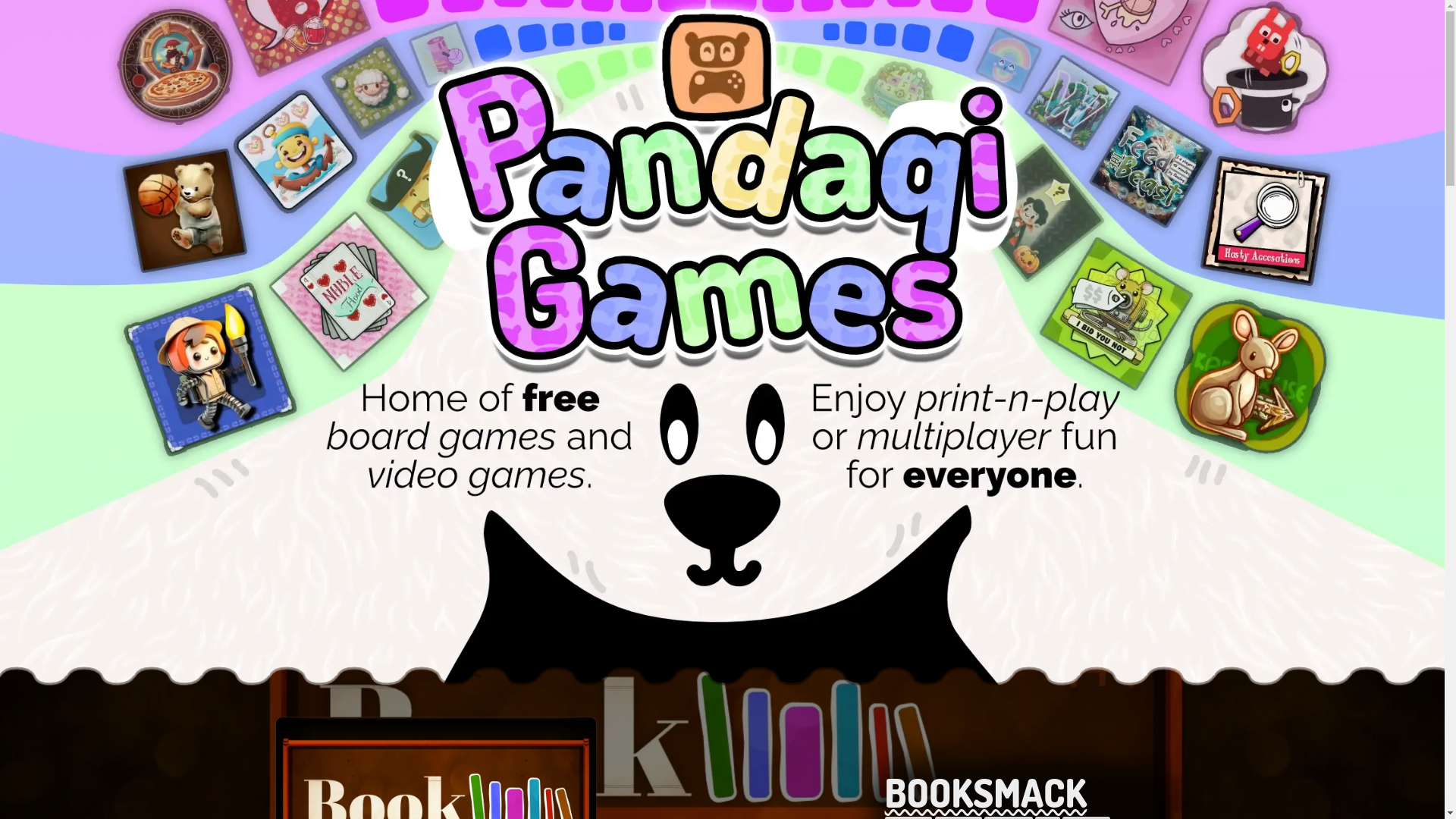 website screenshot of https://pandaqi.pages.dev/