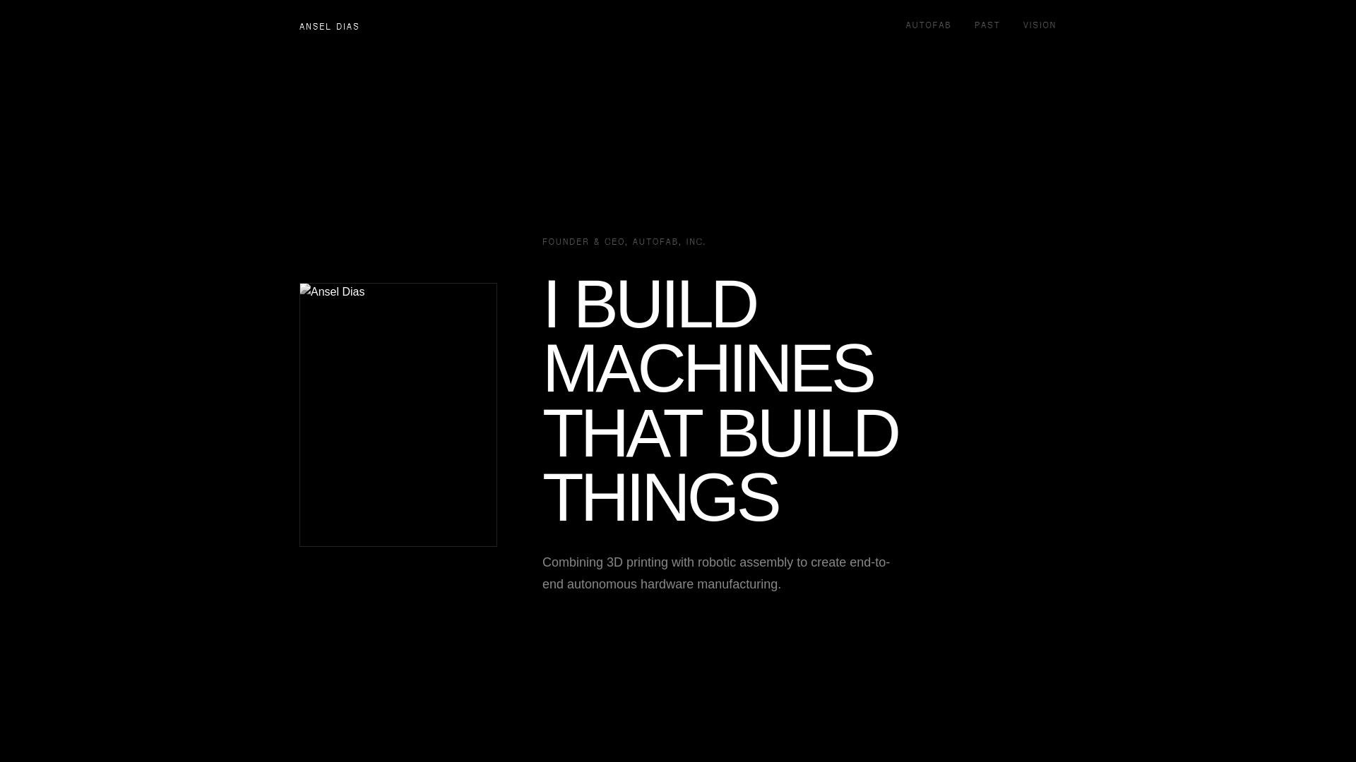 website screenshot of https://anseldias-com.pages.dev/