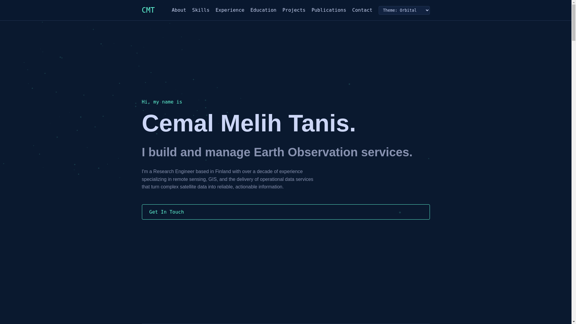 website screenshot of https://cmtanis.com/