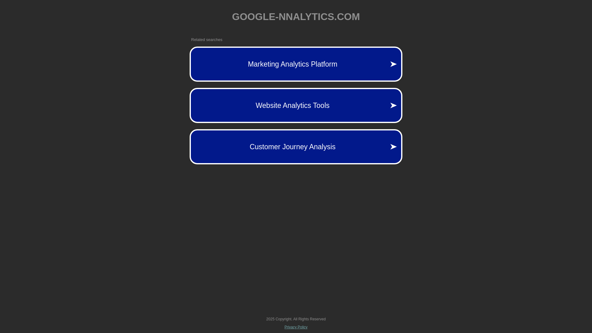 website screenshot of https://google-nnalytics.com/
