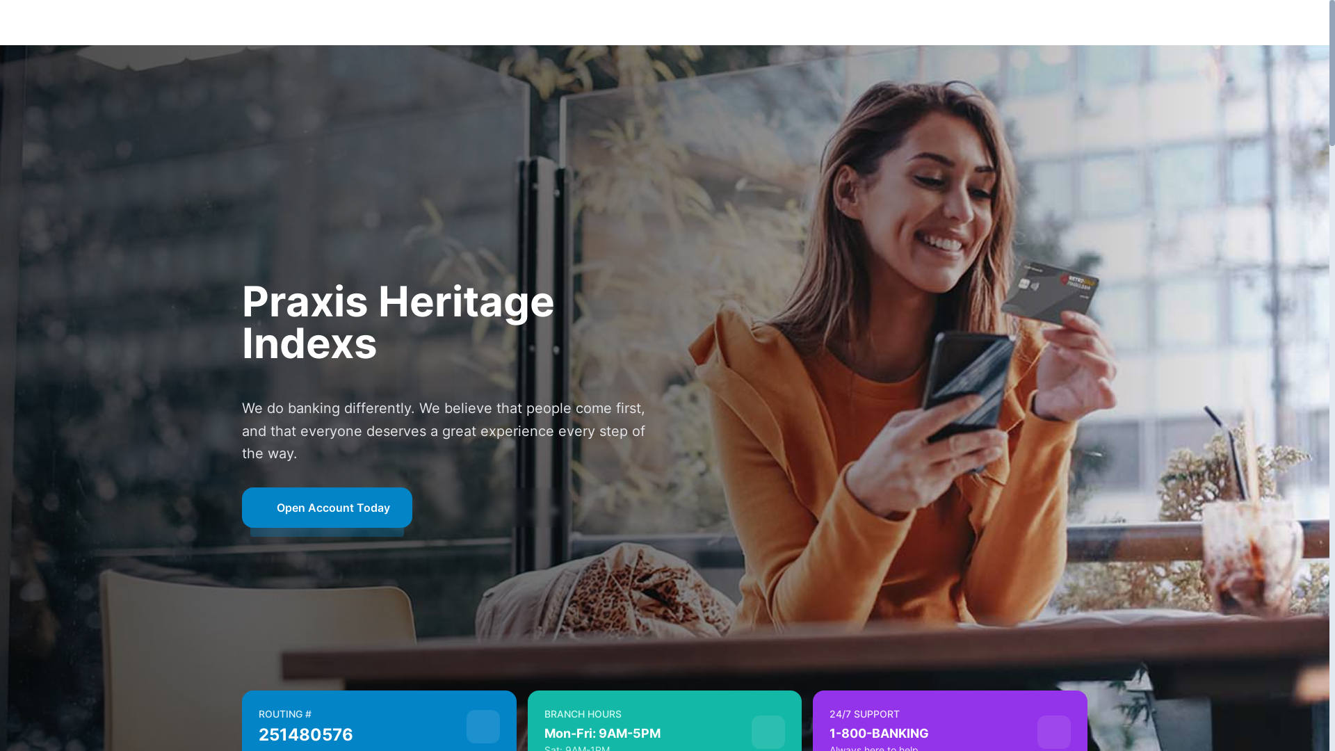 website screenshot of https://praxisheritageindexs.info/