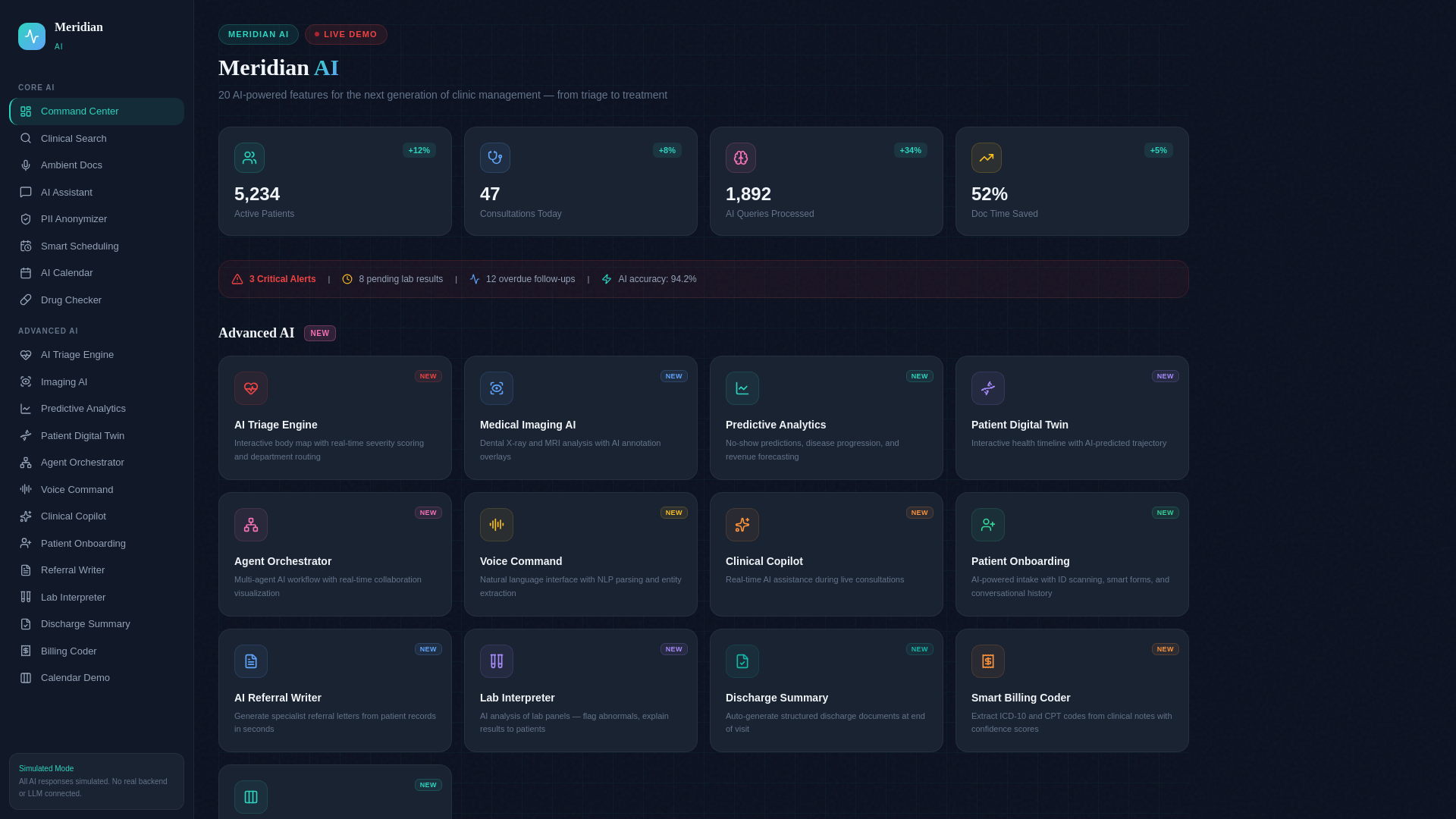 website screenshot of https://meridian-ai.pages.dev/