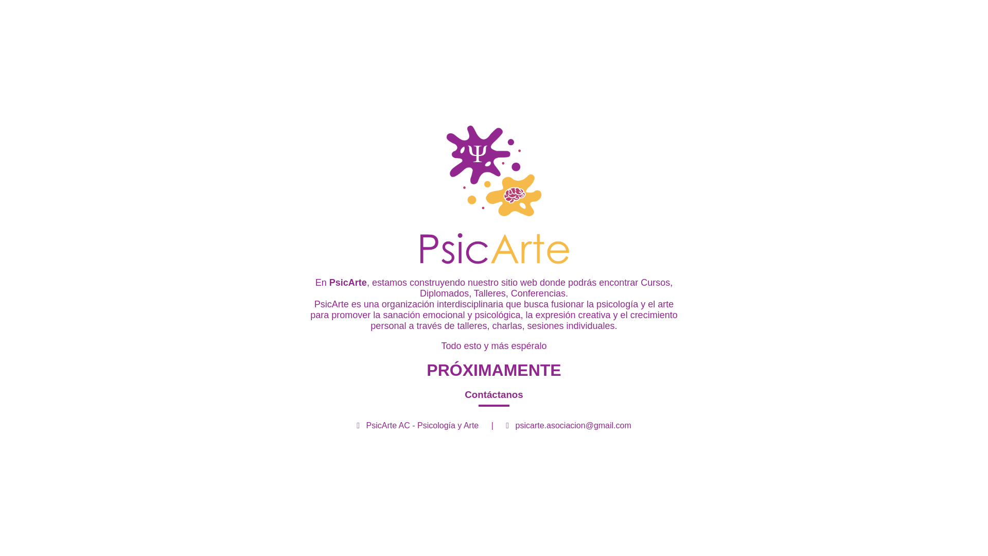 website screenshot of https://psicartemorelia.org.mx/