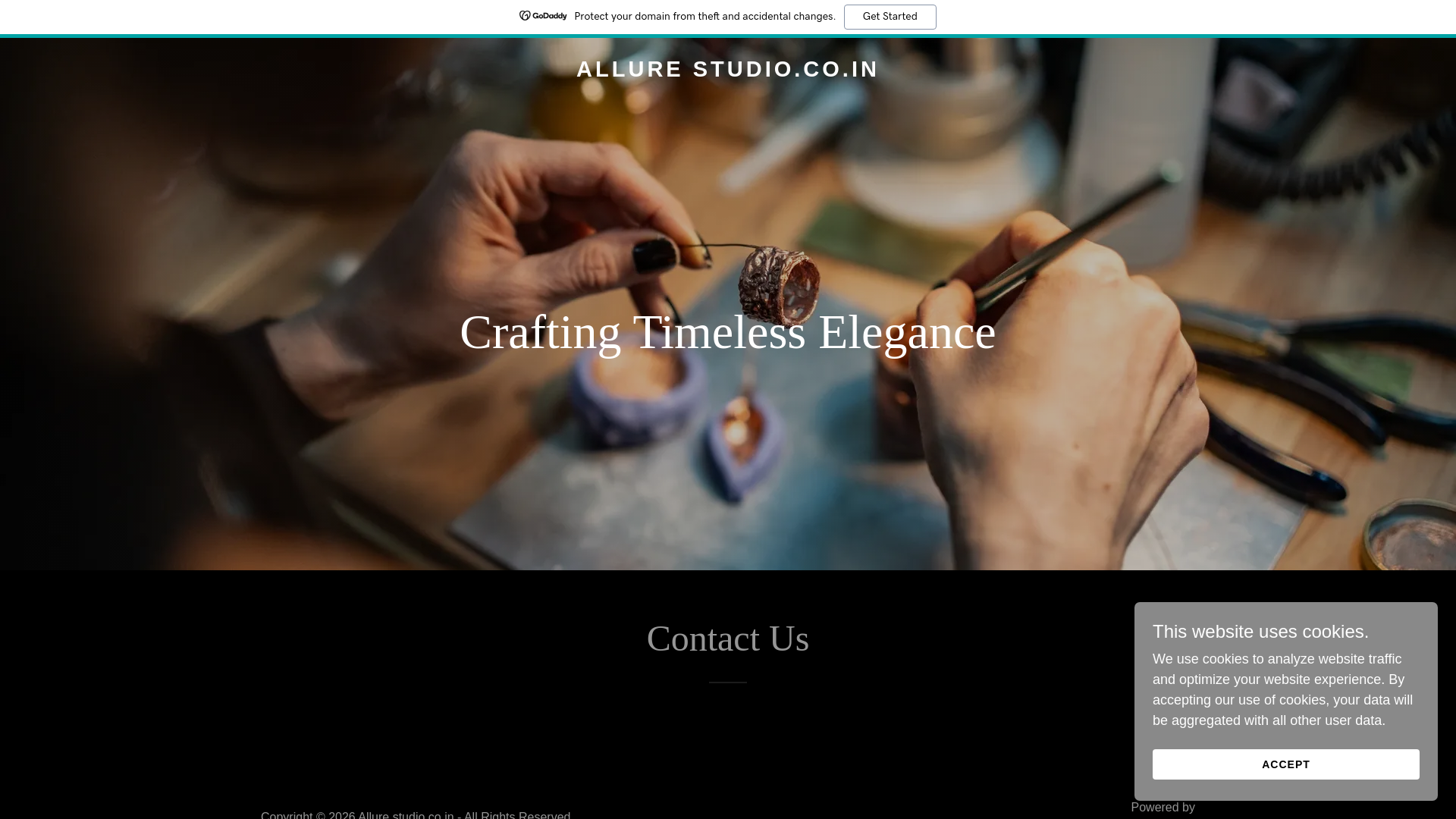 website screenshot of https://everleafstudio.in/