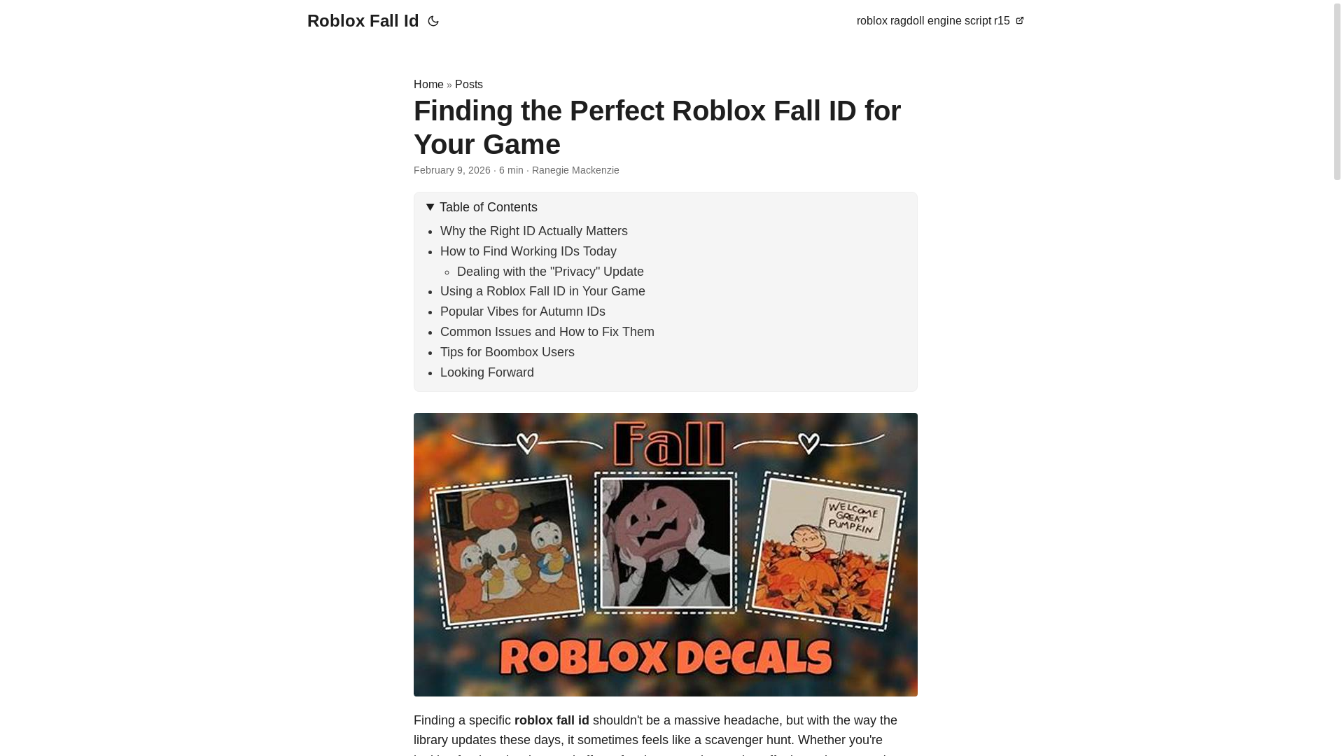 website screenshot of https://roblox-fall-id.pages.dev/