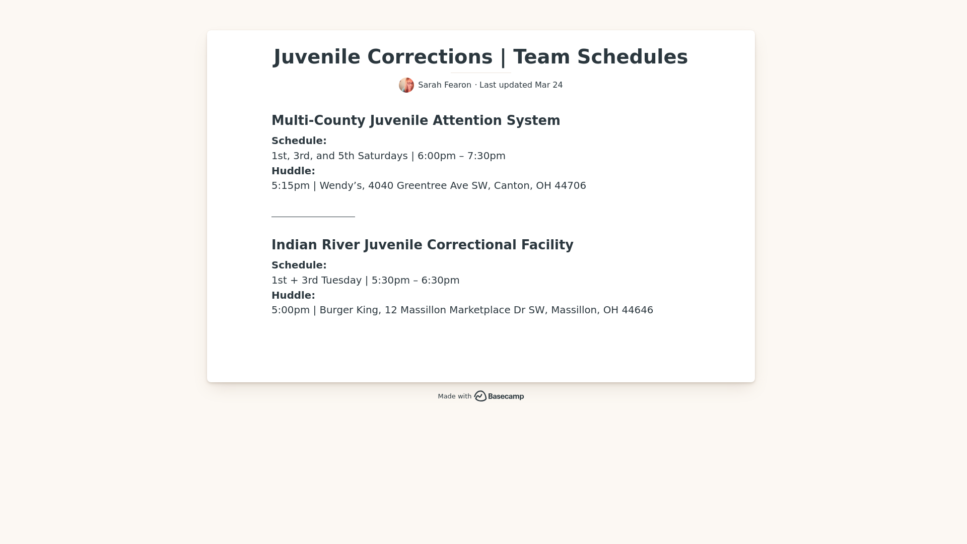 website screenshot of https://public.3.basecamp.com/p/xne611tdP6KFXfbY8LDnw1Vp