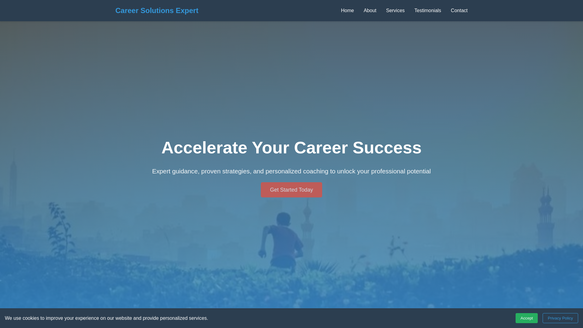 website screenshot of https://careersolutionsexpert.click