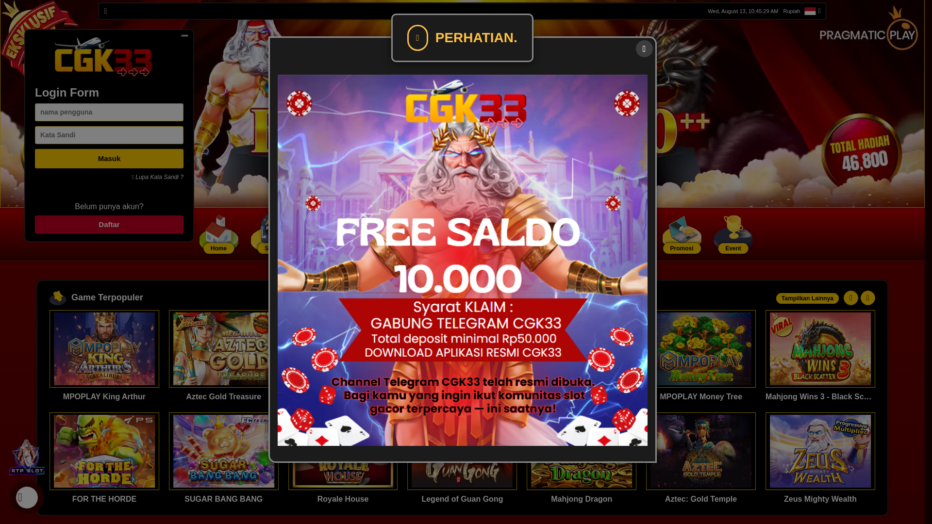 website screenshot of https://cgk33ku3.com/