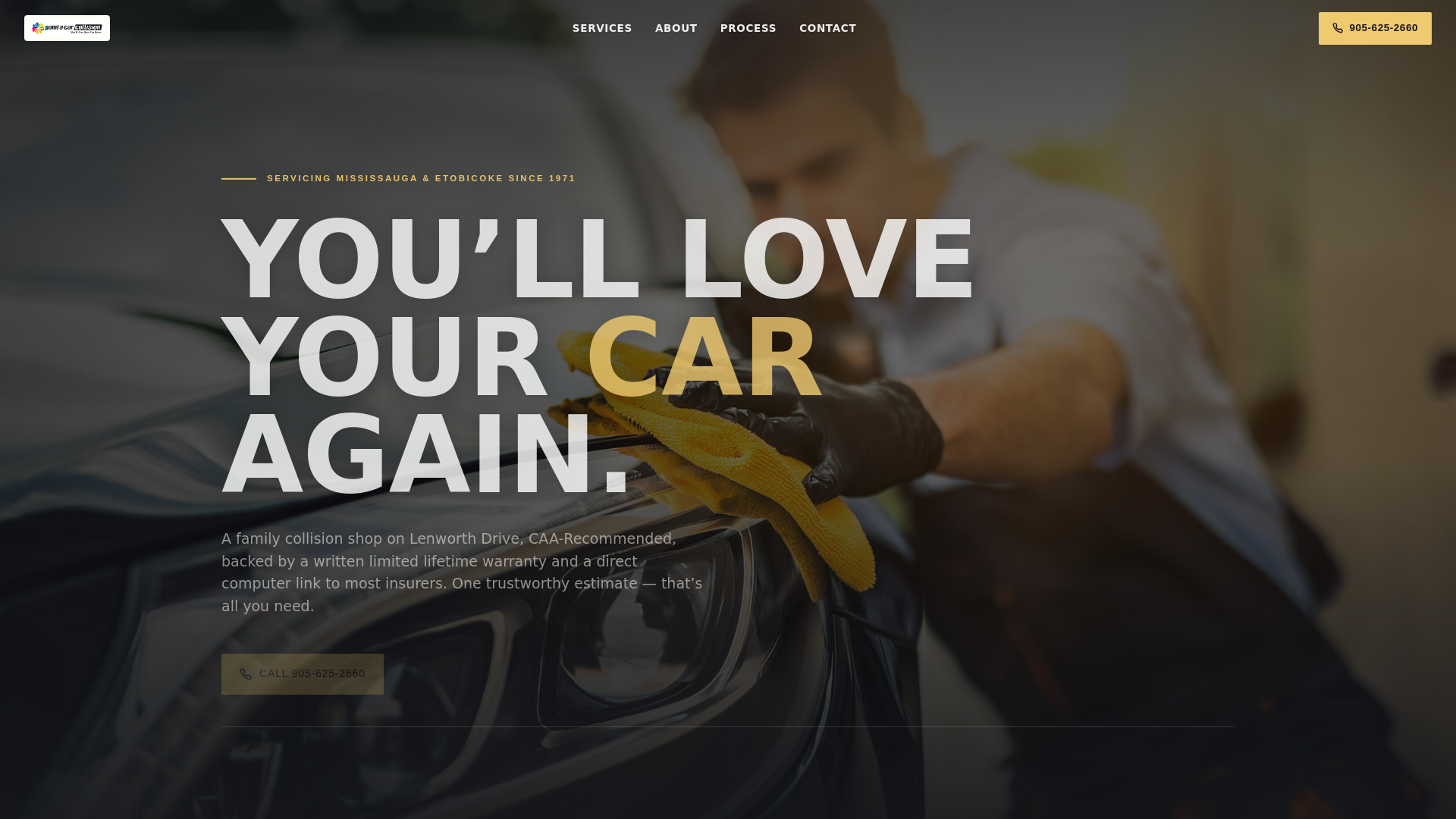 website screenshot of https://paint-a-car-collision.pages.dev/