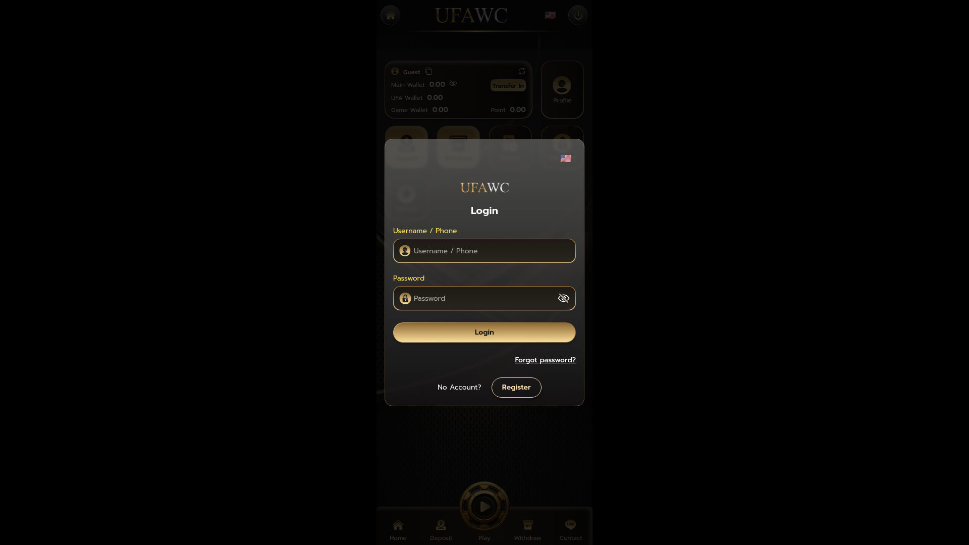 website screenshot of https://wuachon-ufa-frontend-player.pages.dev/
