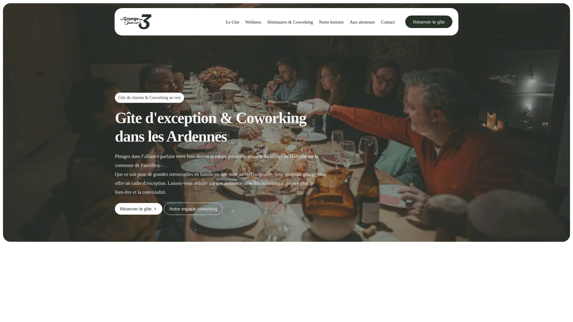website screenshot of https://les3gamins.be/