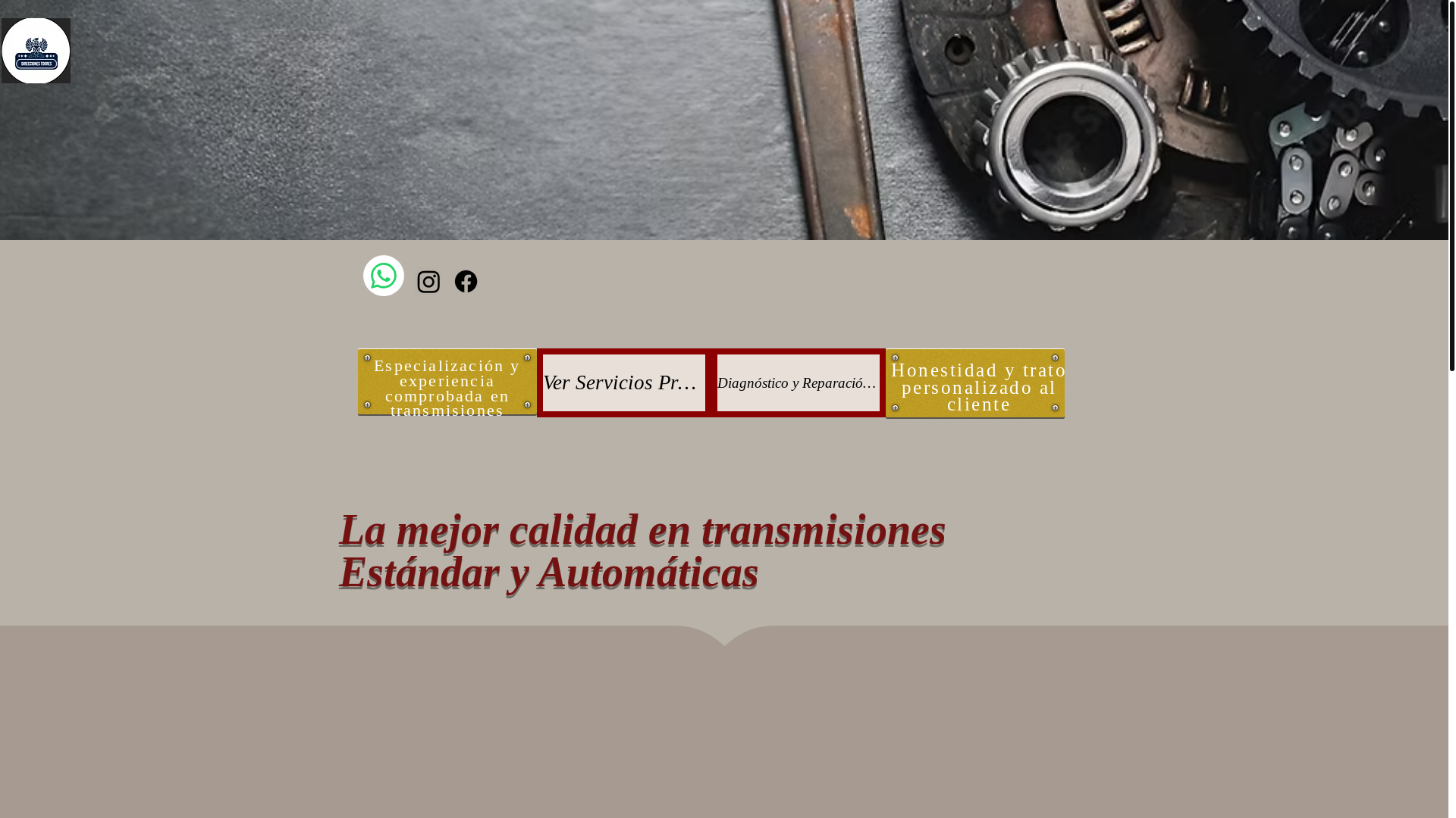 website screenshot of https://transmisiones-roma.com/