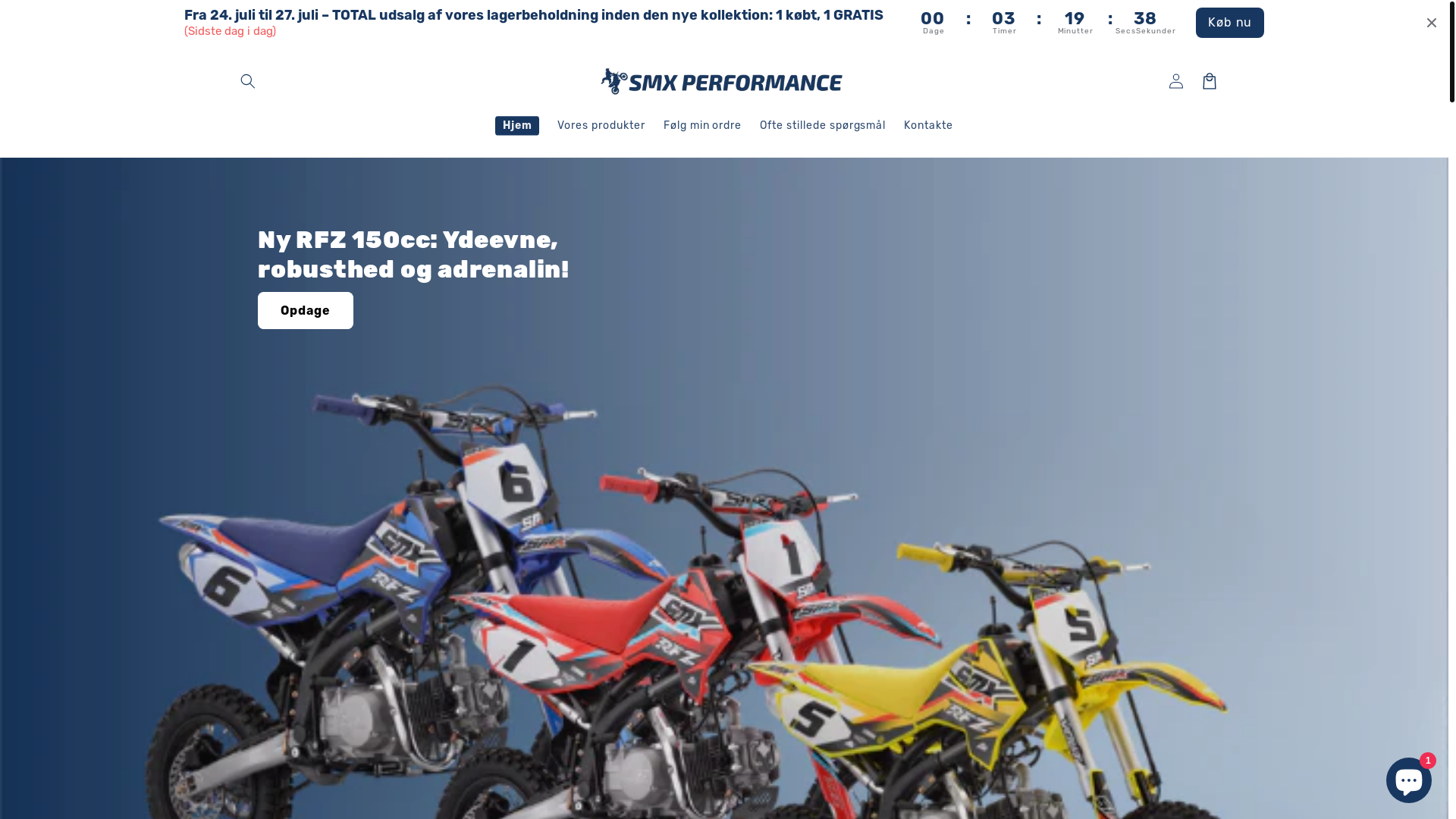 website screenshot of https://smx-performancedk.com/