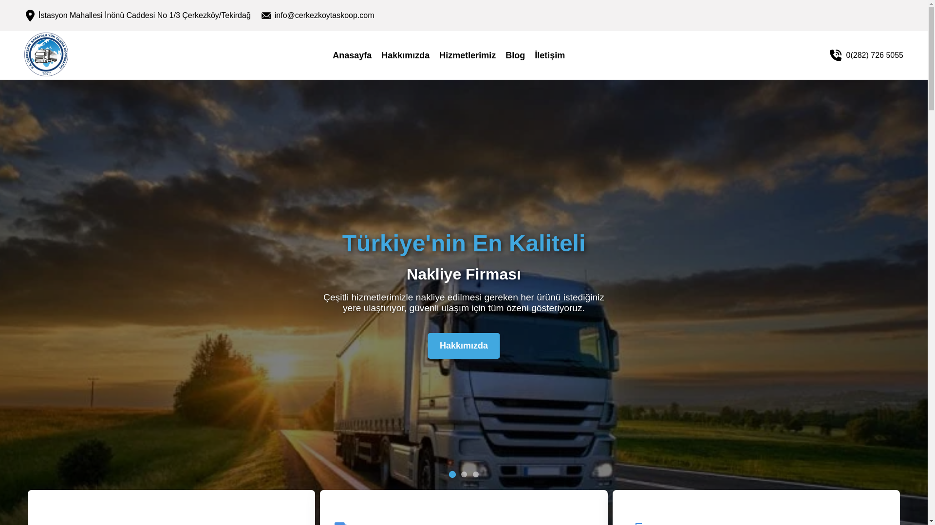 website screenshot of https://cerkezkoyyuktasimakooperatifi.com/