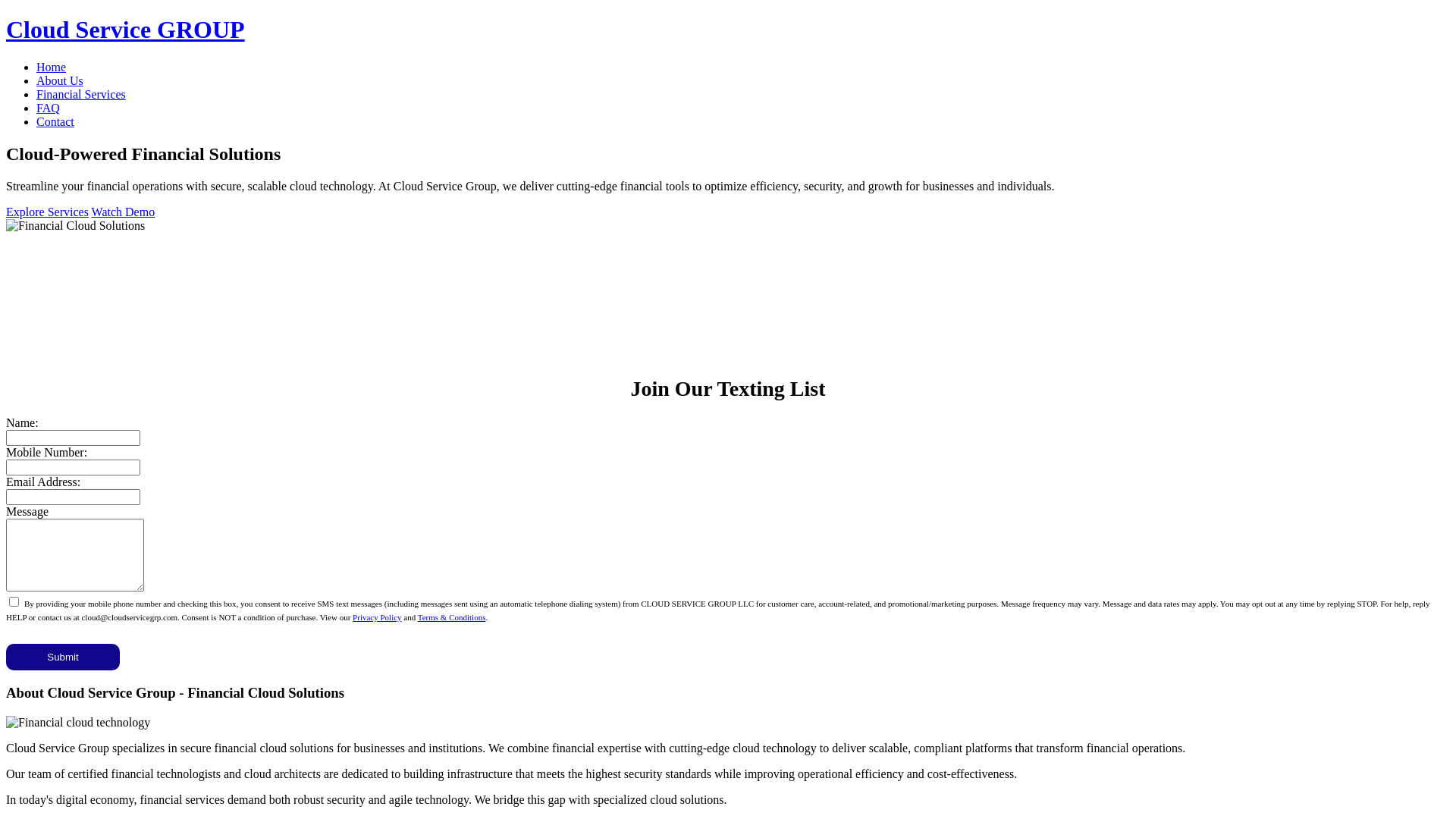 website screenshot of https://cloudservicegrp.pages.dev/