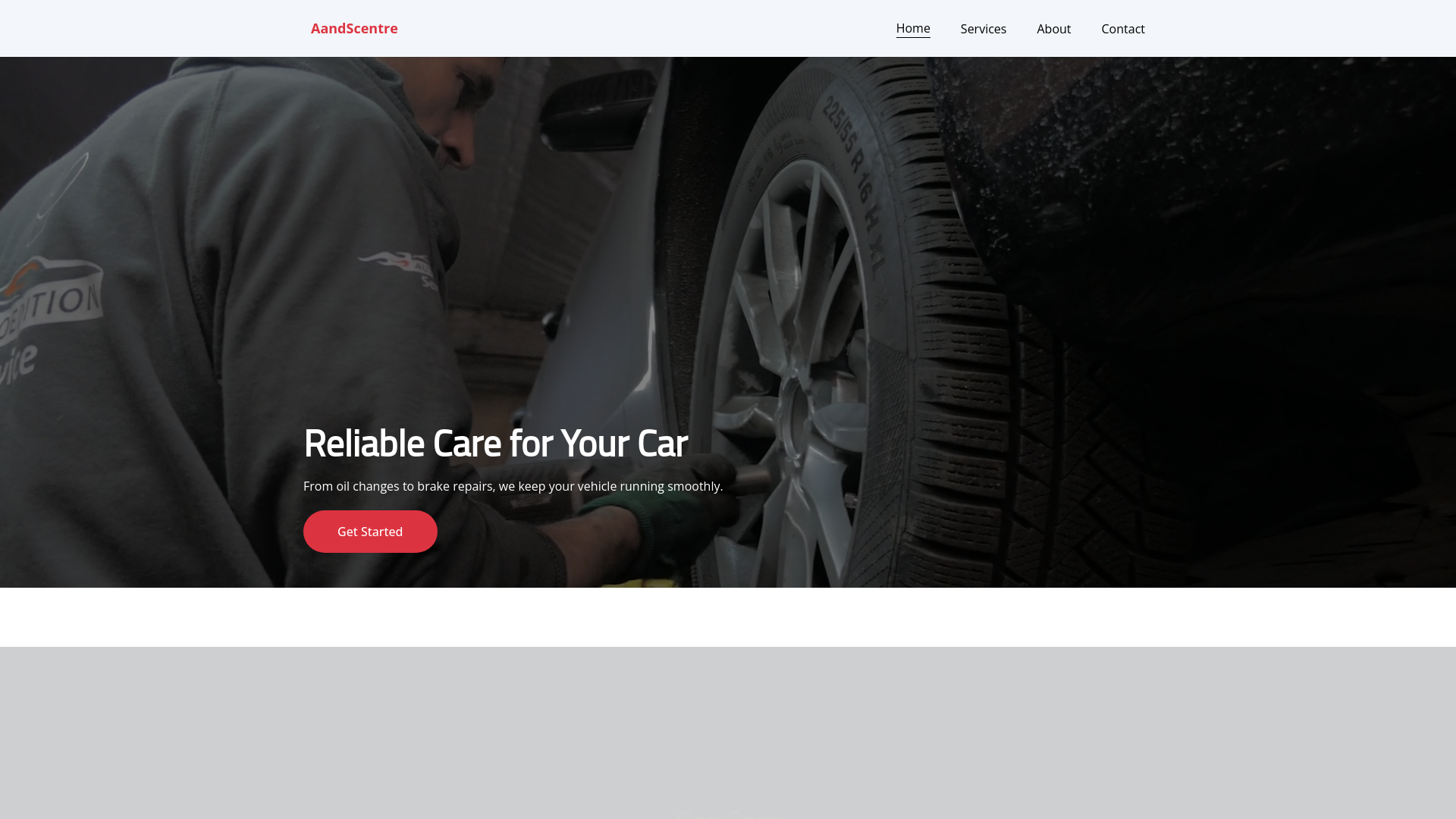 website screenshot of https://aandscentre.com/