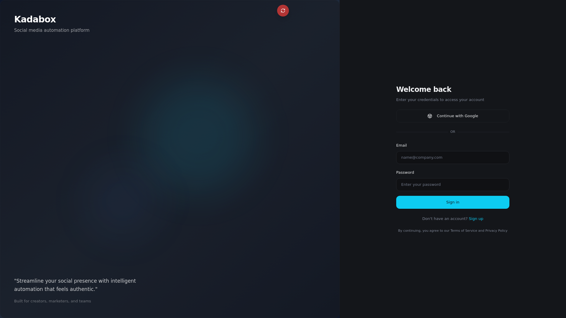 website screenshot of https://kadabox.pages.dev/