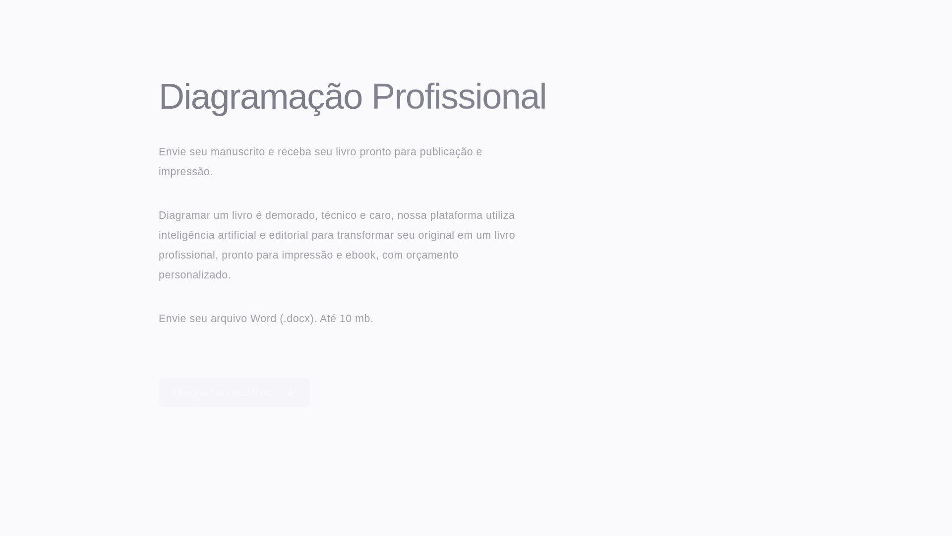 website screenshot of https://diagramarlivro.com.br/
