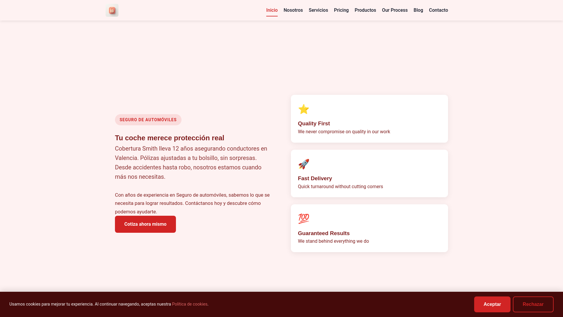website screenshot of https://reactproceeded.site/