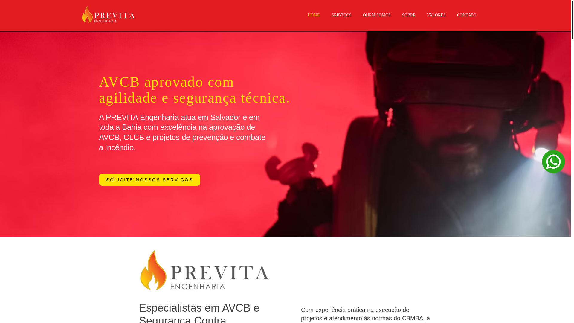 website screenshot of https://previtaengenharia.com/