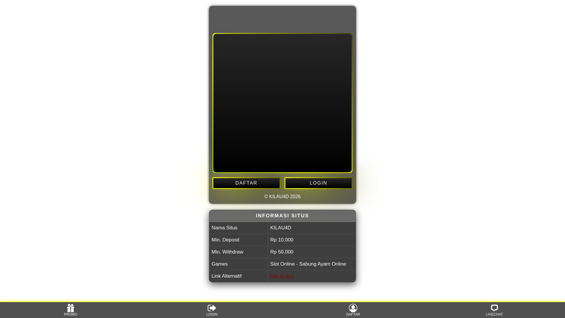 website screenshot of https://kilau-ptcpi.pages.dev/
