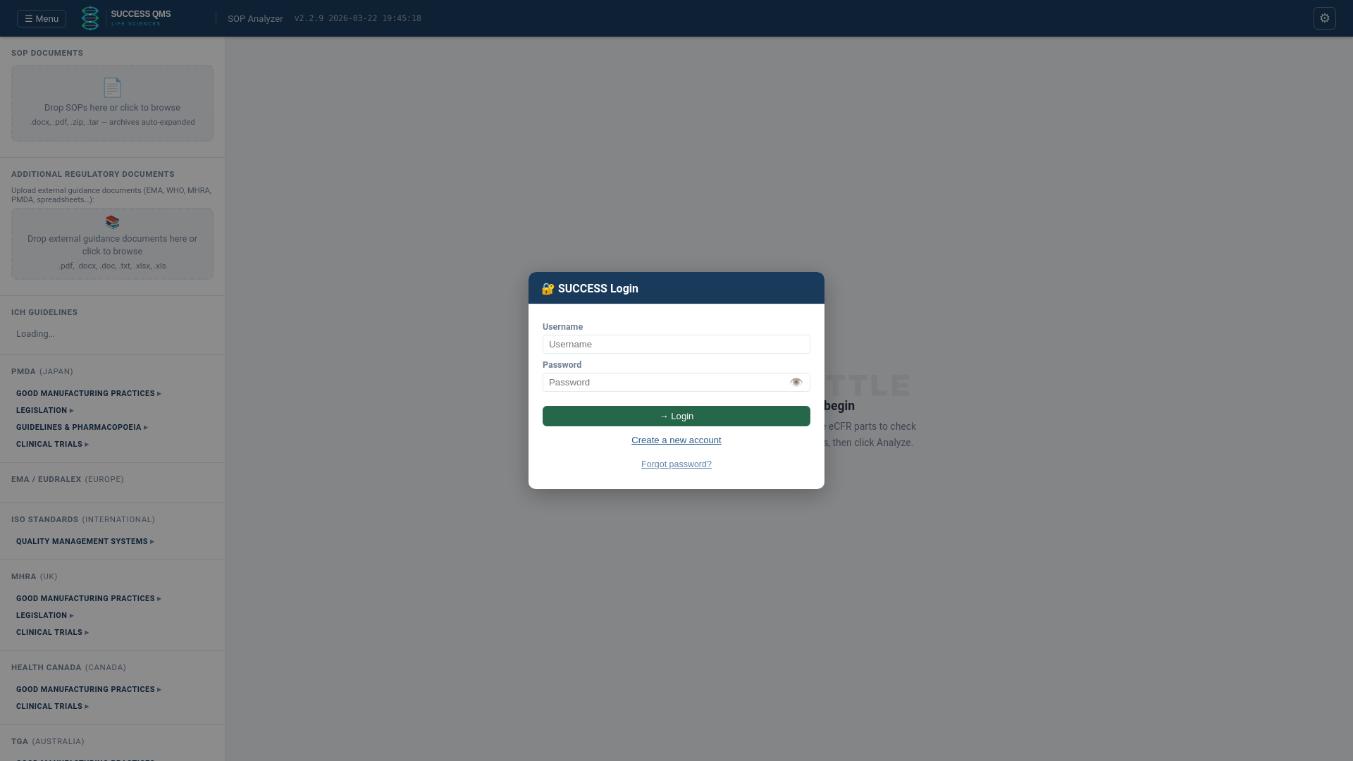 website screenshot of https://successqms.ai/