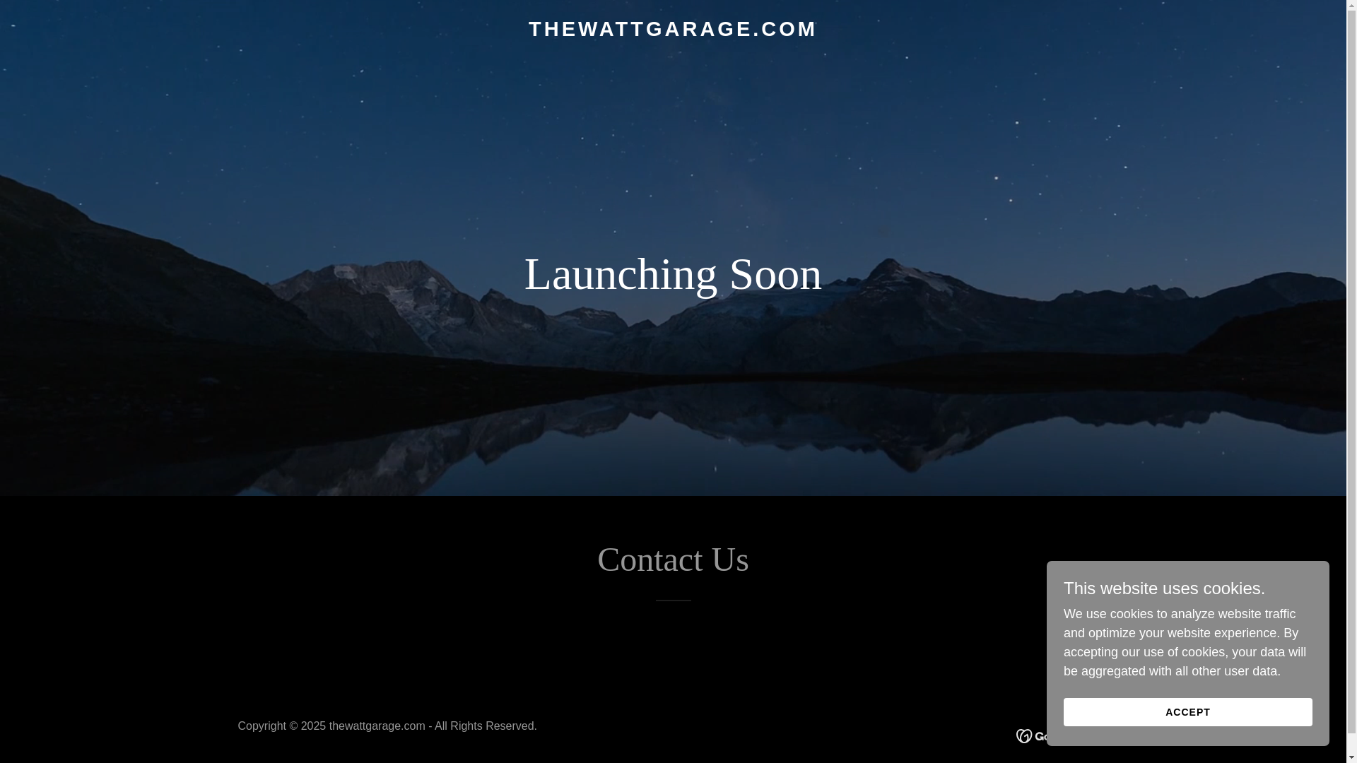 website screenshot of https://thewattgarage.com/