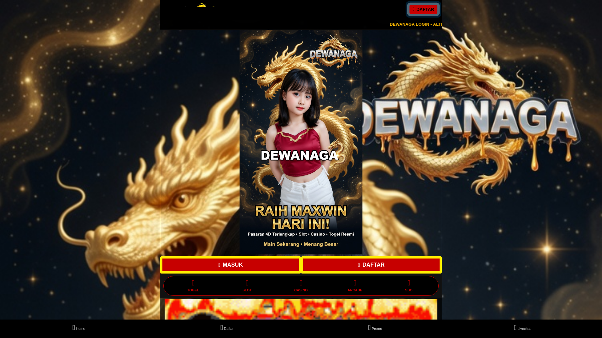 website screenshot of https://dewanagaalternatif.pages.dev/