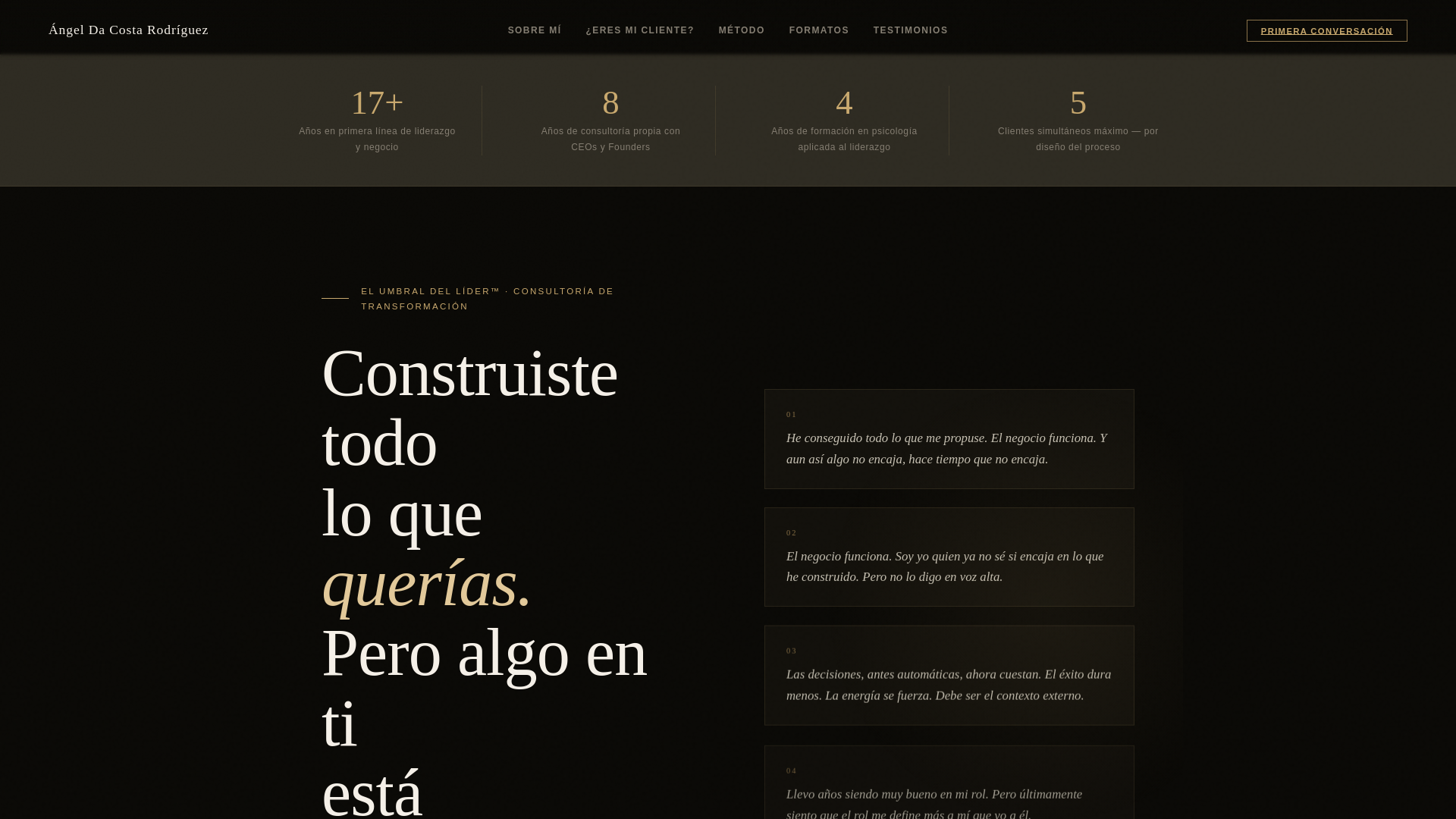 website screenshot of https://angeldacostarodriguez.com/