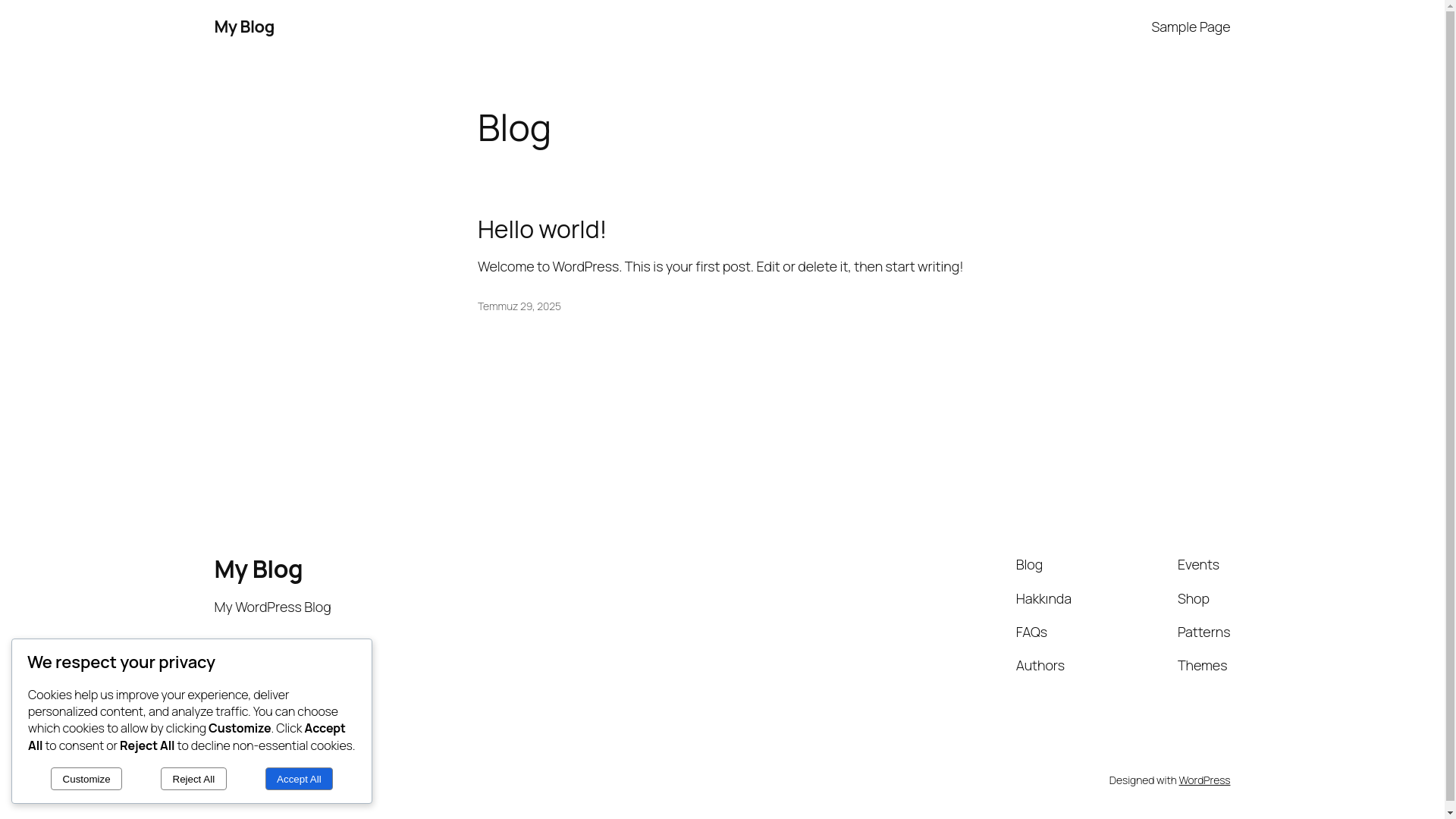website screenshot of https://vitamincim.tr/