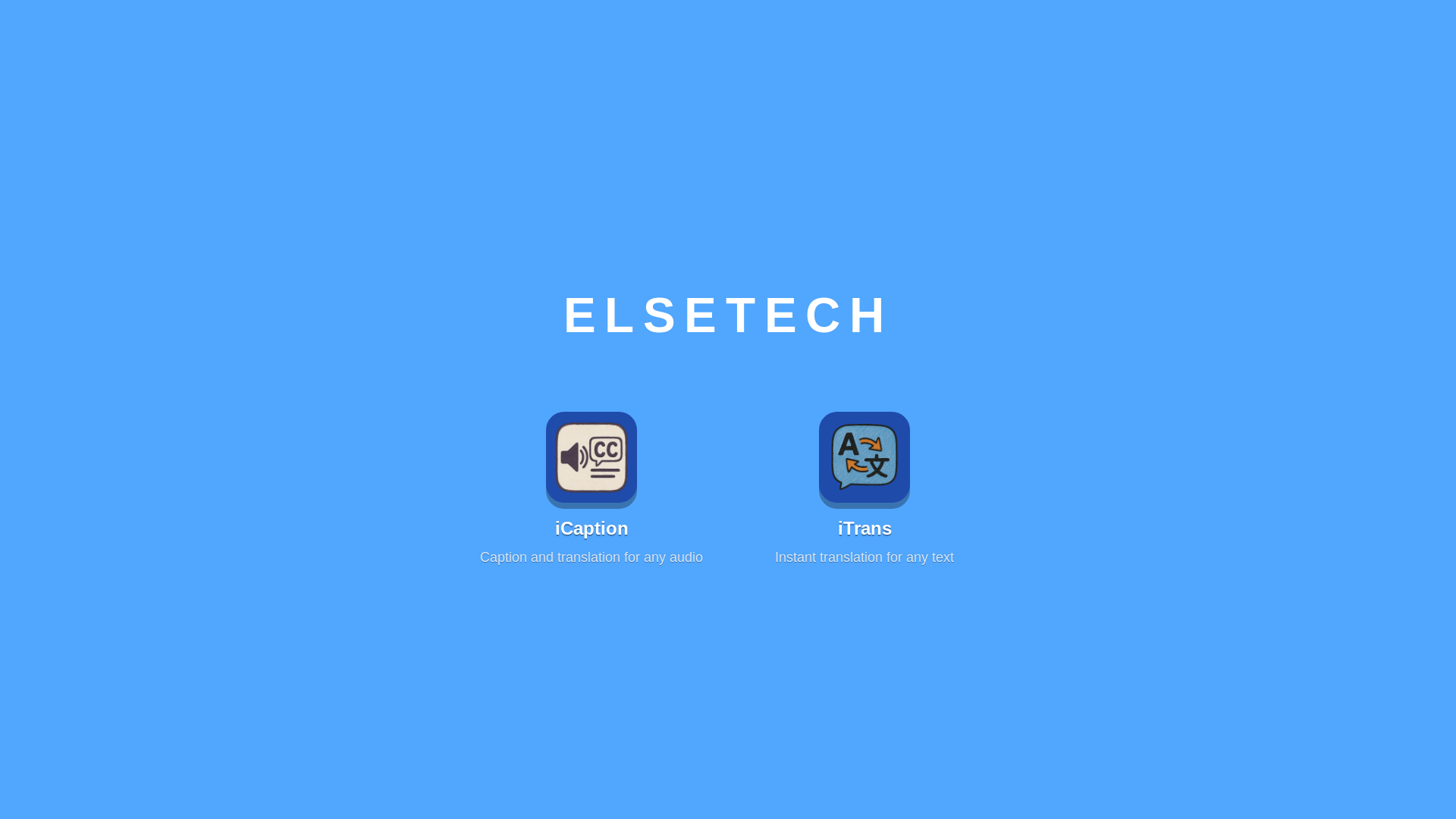 website screenshot of https://elsetech.app/