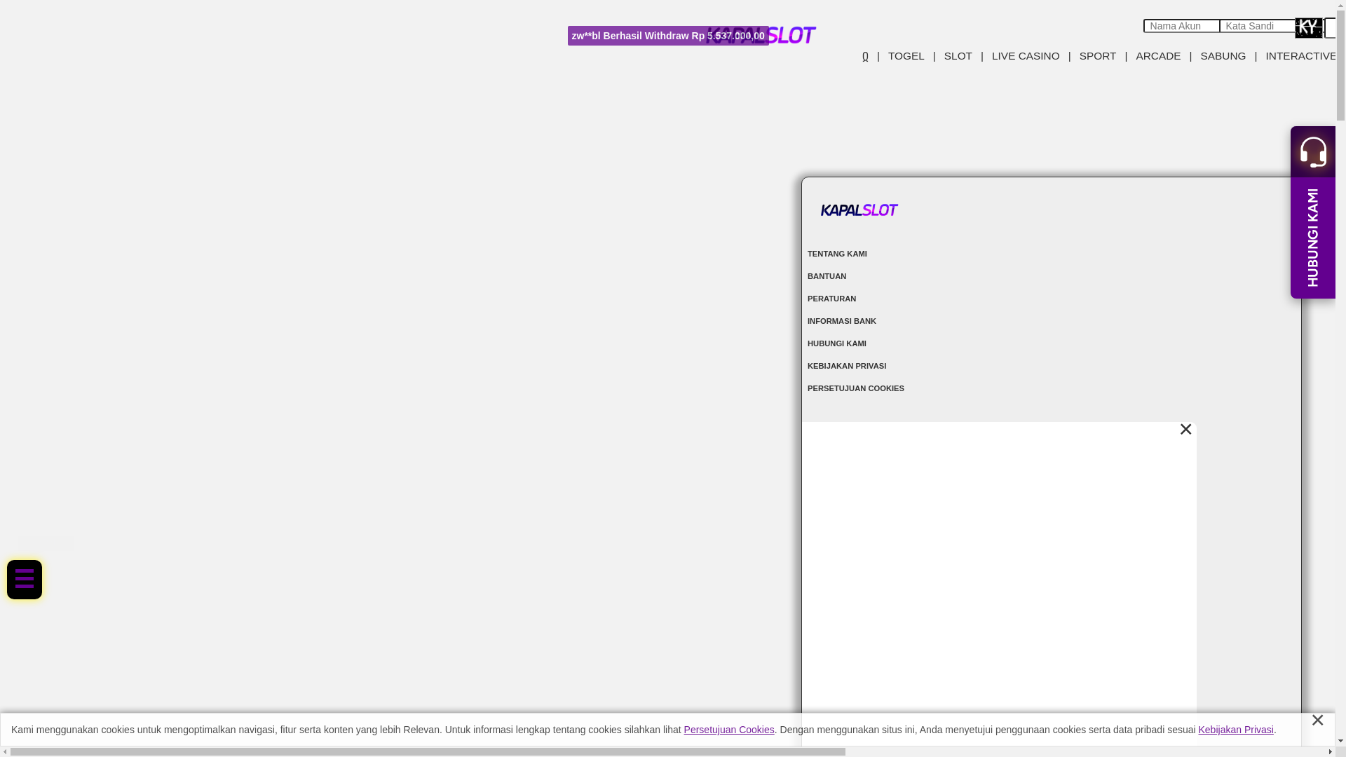 website screenshot of https://kapalaja.xyz/