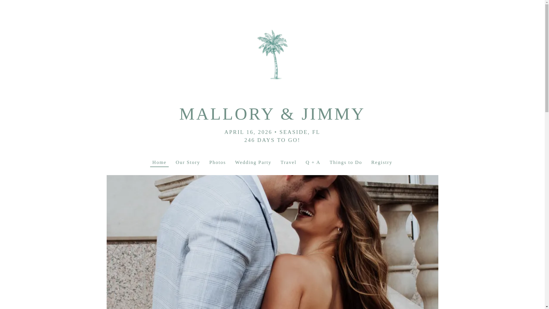 website screenshot of https://malloryandjimmy.com/