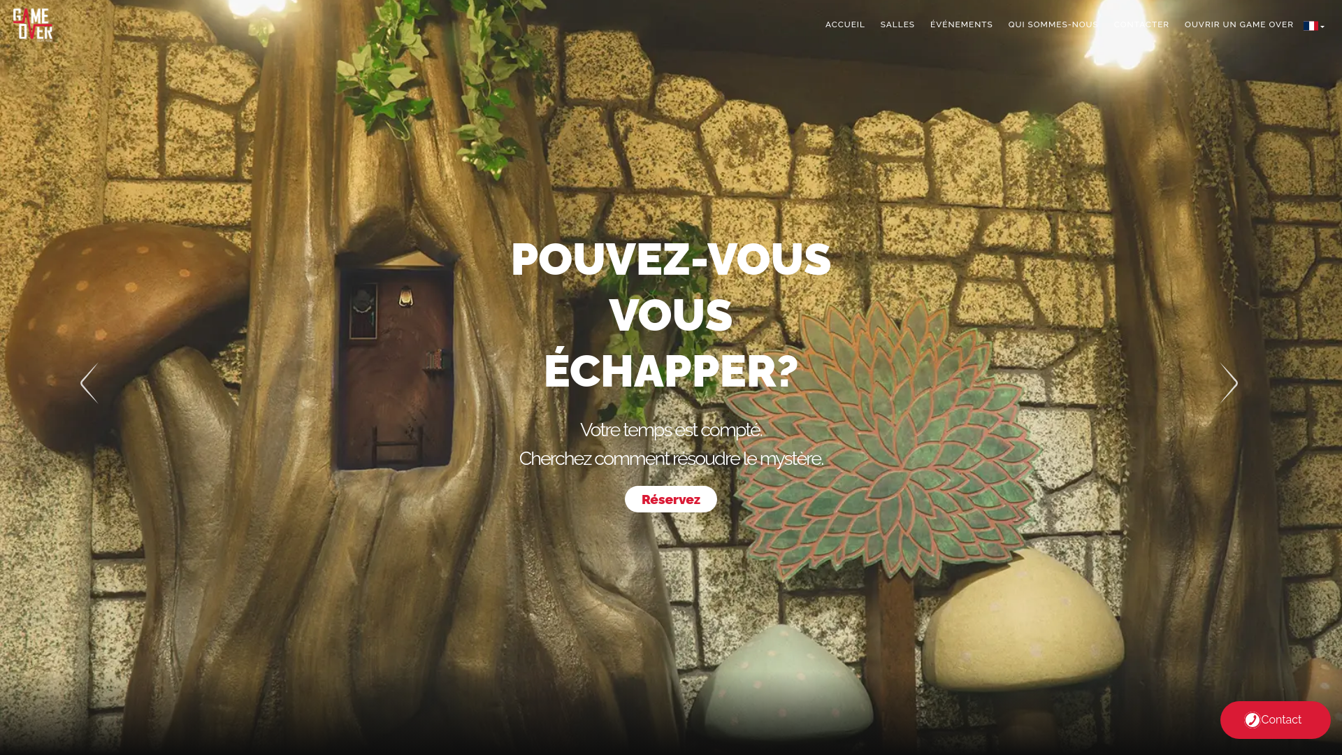 website screenshot of https://escape-website-abidjan.pages.dev/