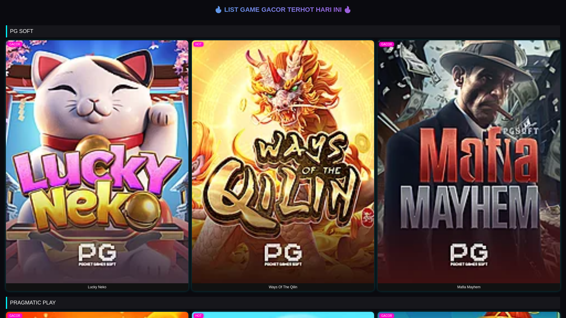 website screenshot of https://gacor-terhot.pages.dev/