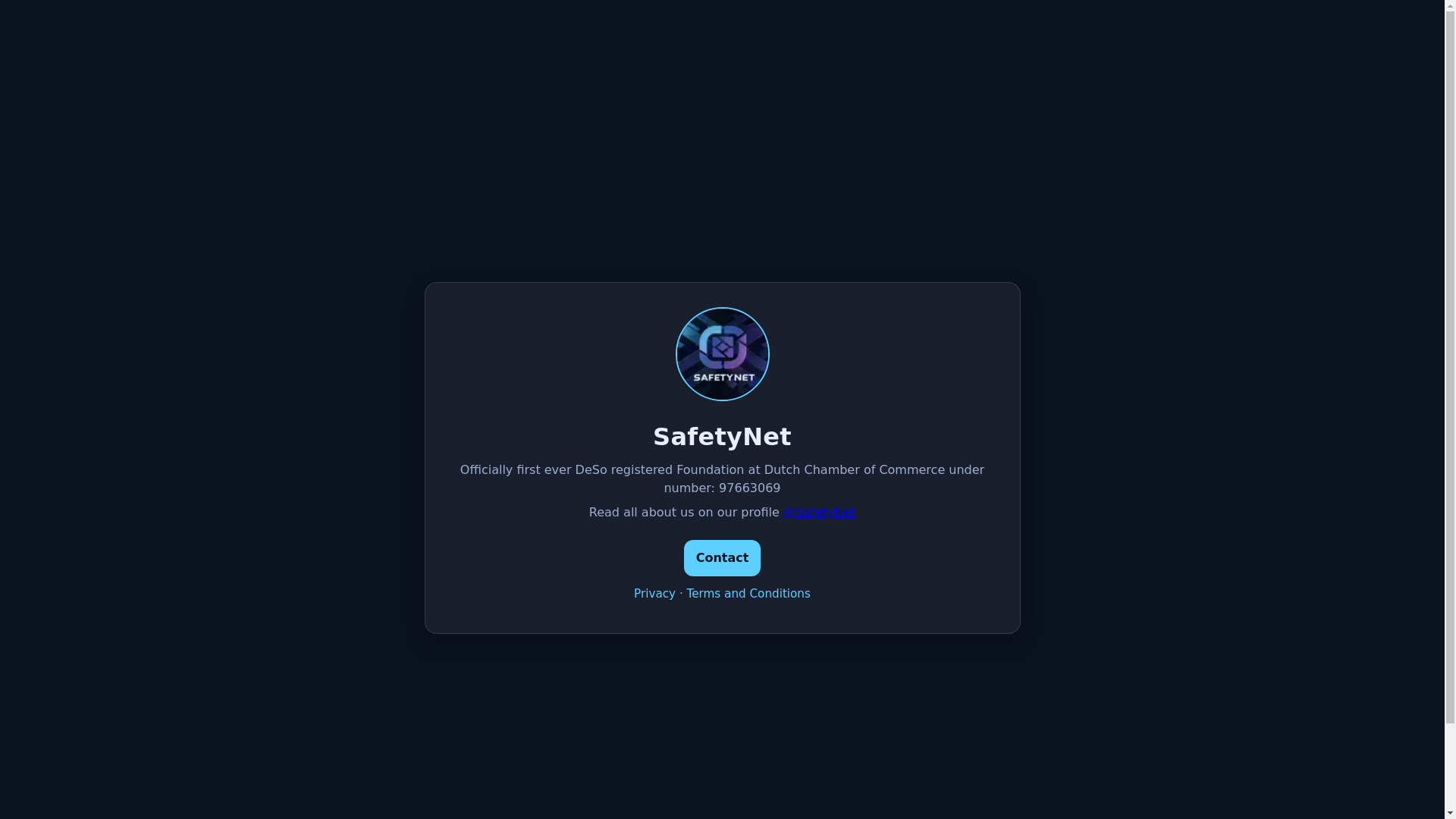 website screenshot of https://safetynetfoundation.pages.dev/
