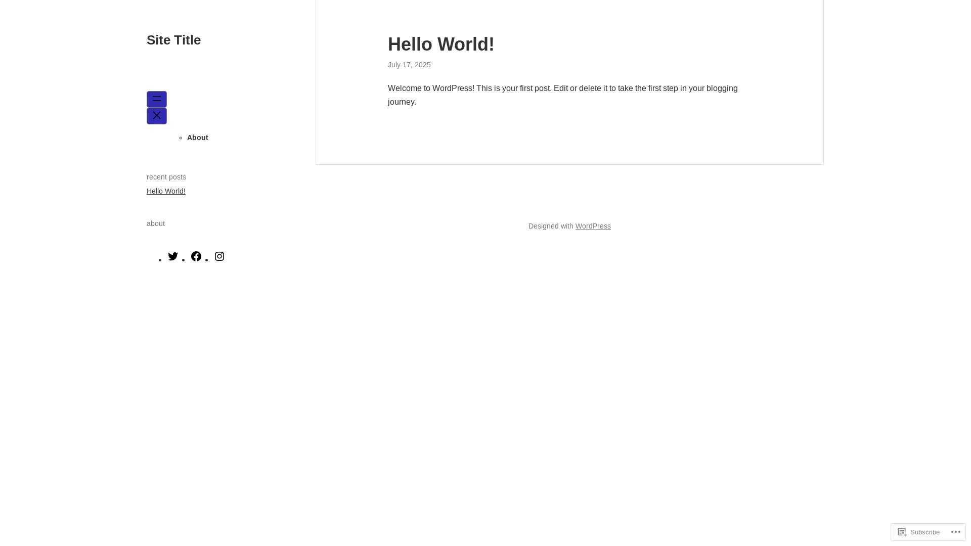 website screenshot of https://nutritionfocused.blog/