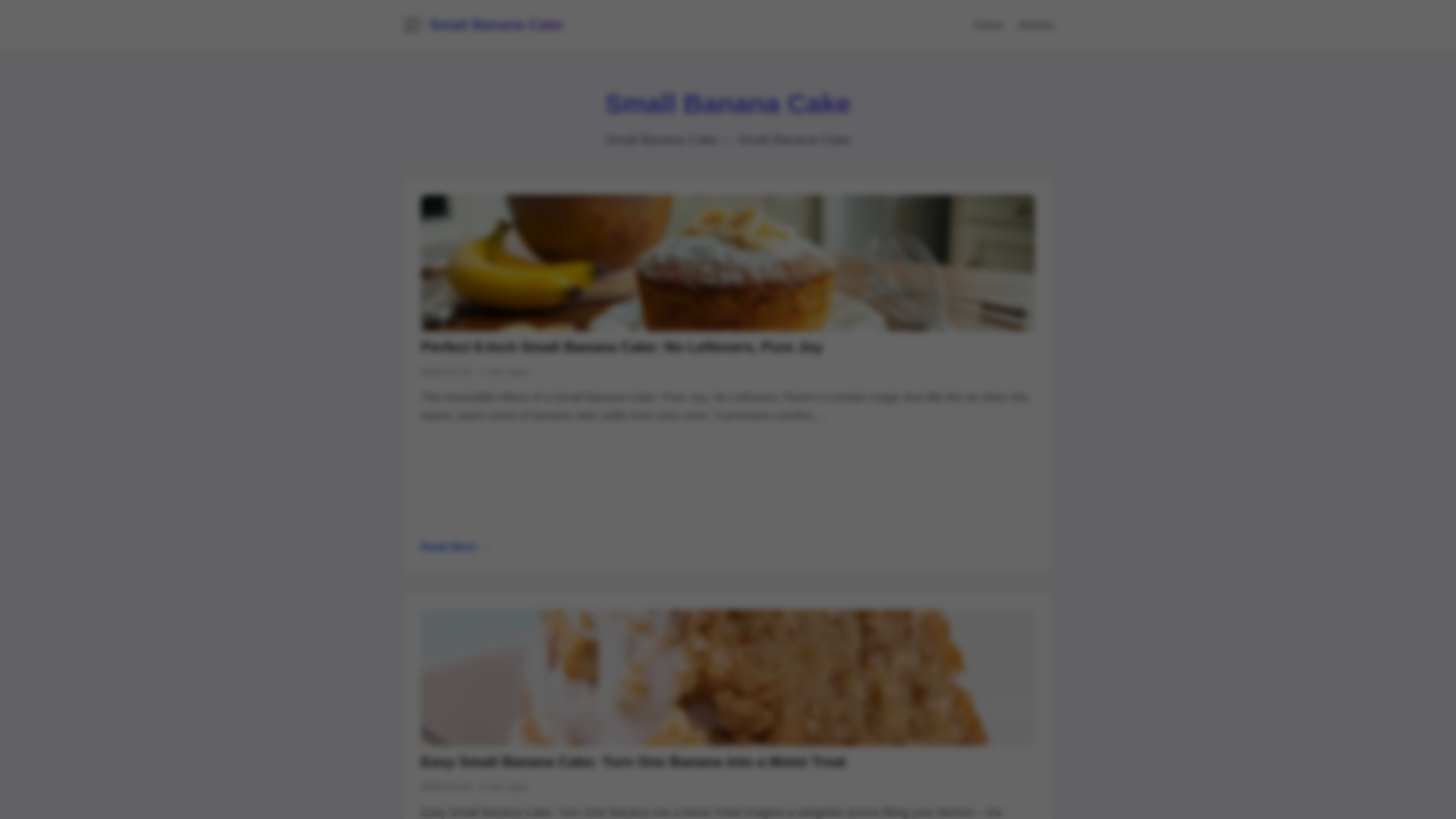 website screenshot of https://small-banana-cake.pages.dev/