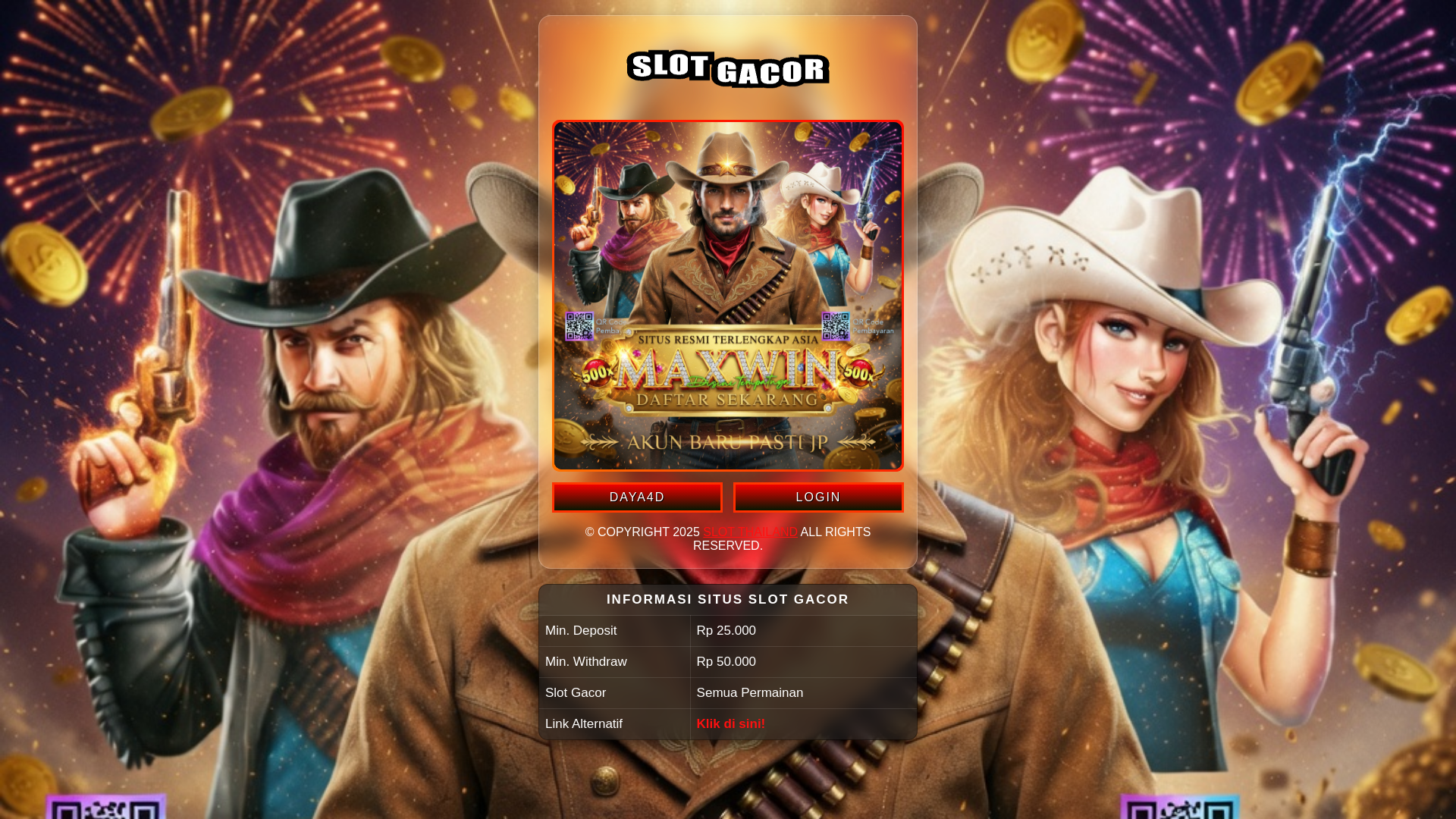 website screenshot of https://jaminan-gacor.pages.dev/