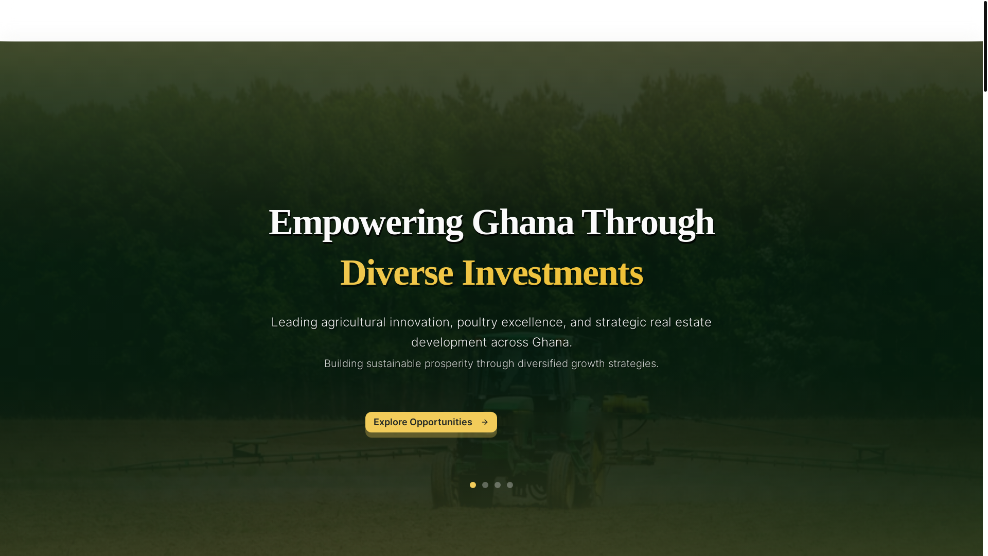 website screenshot of https://dagararoyal.org/