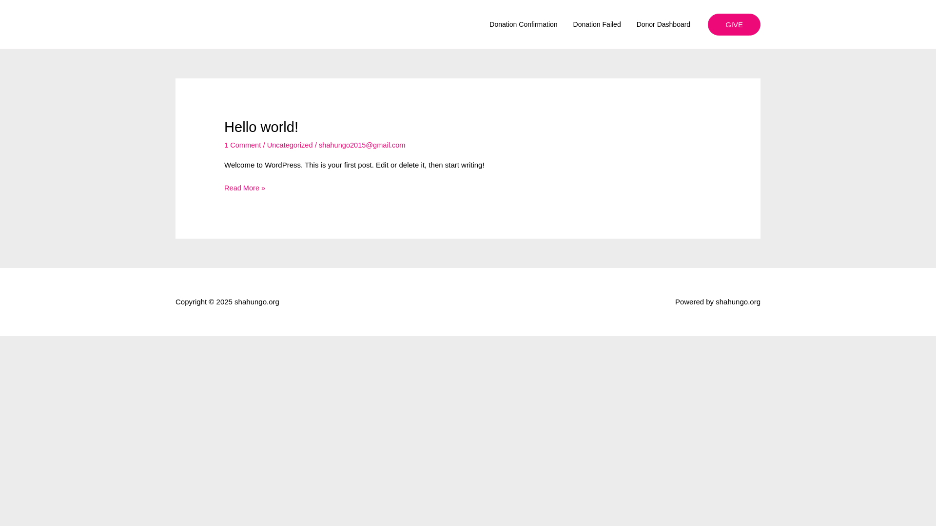 website screenshot of https://shahungo.org/